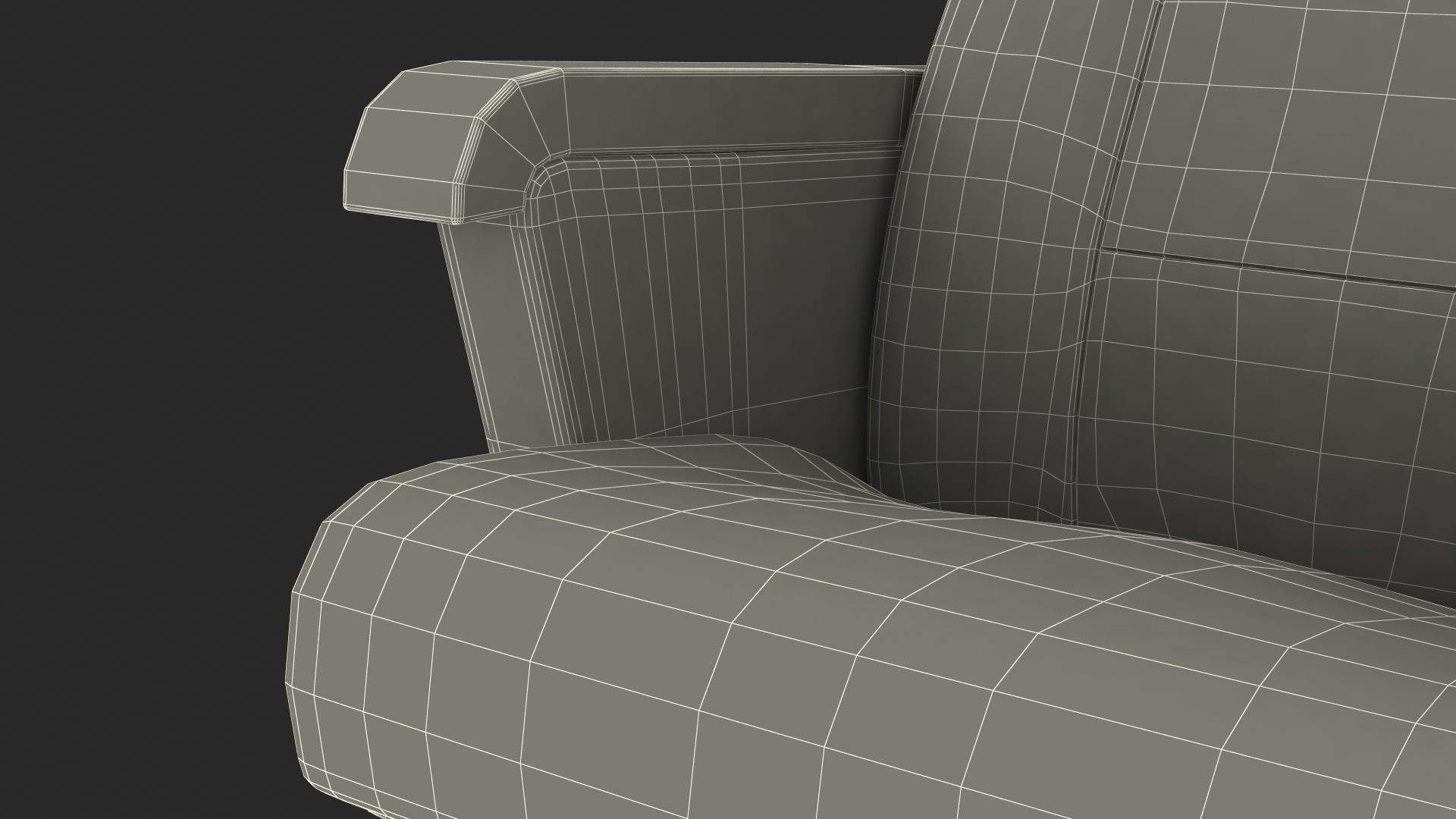 3D Cinema Chair Lilac model