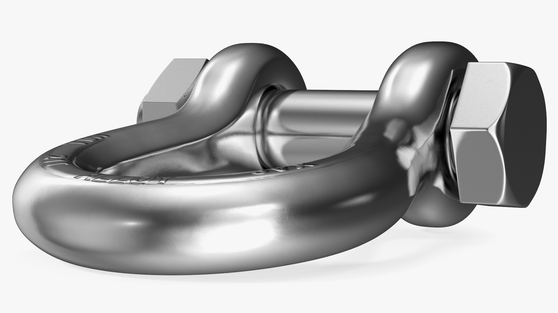 3D Chrome Anchor Shackle