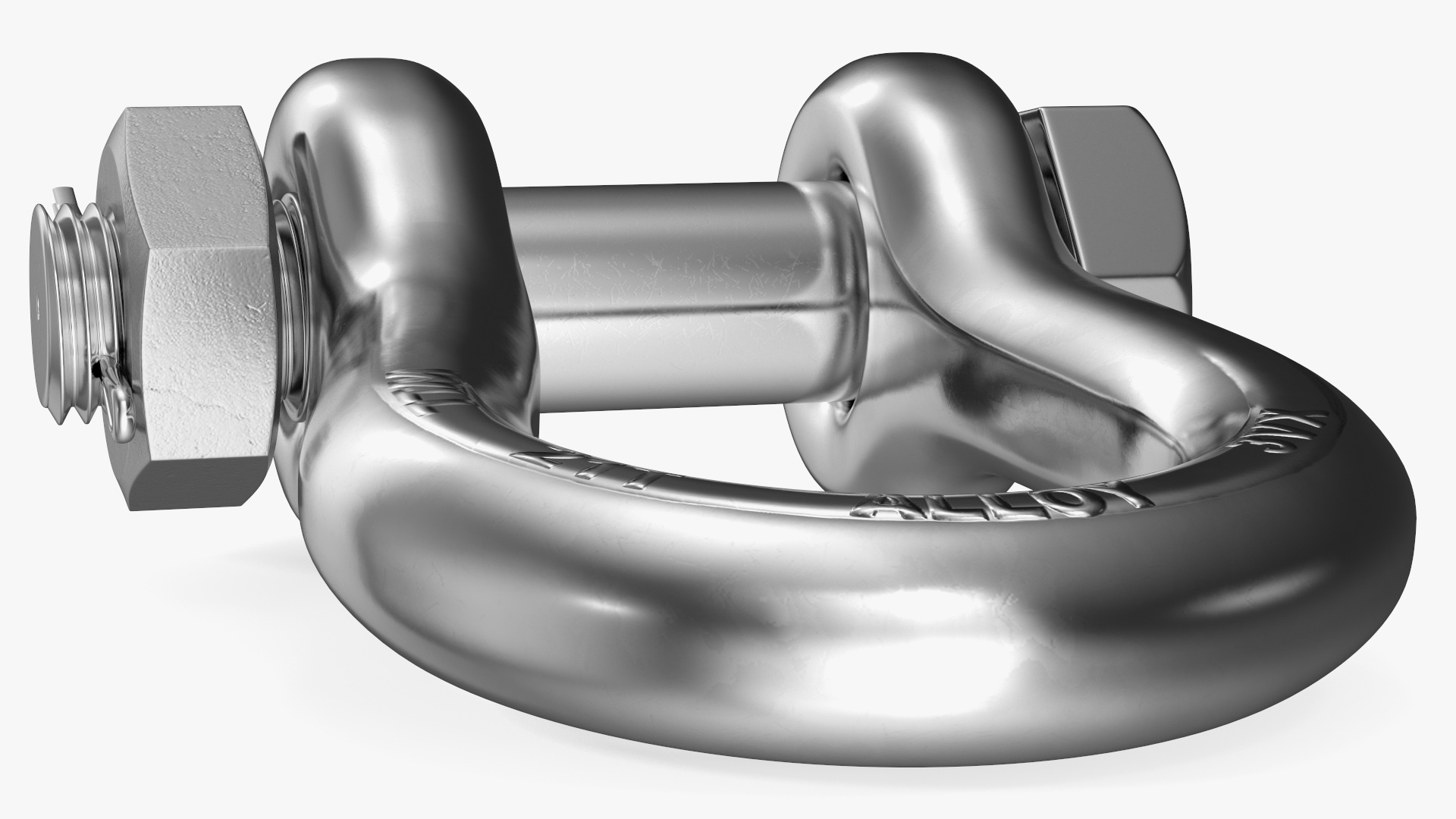 3D Chrome Anchor Shackle