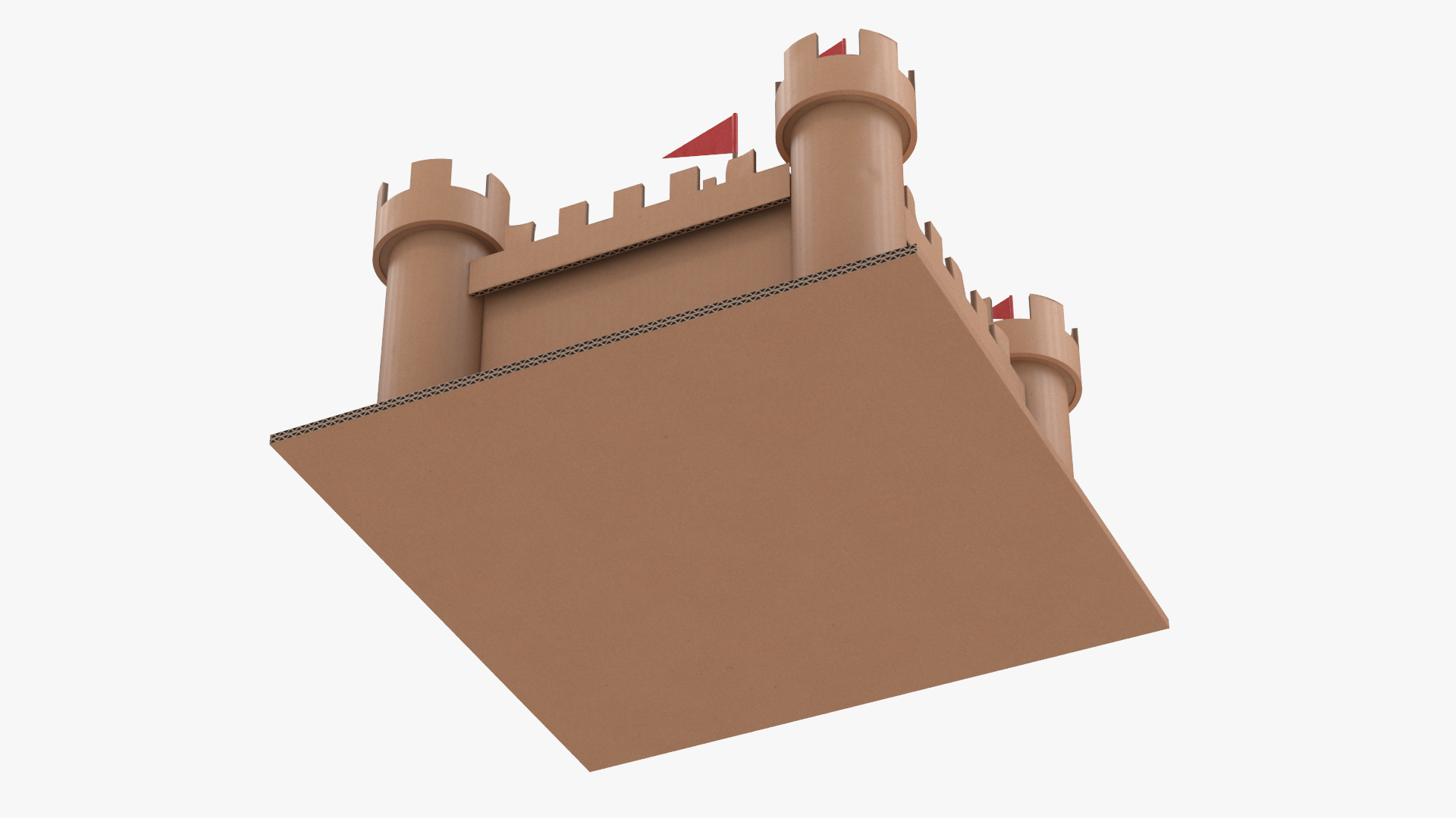 3D Cardboard Castle