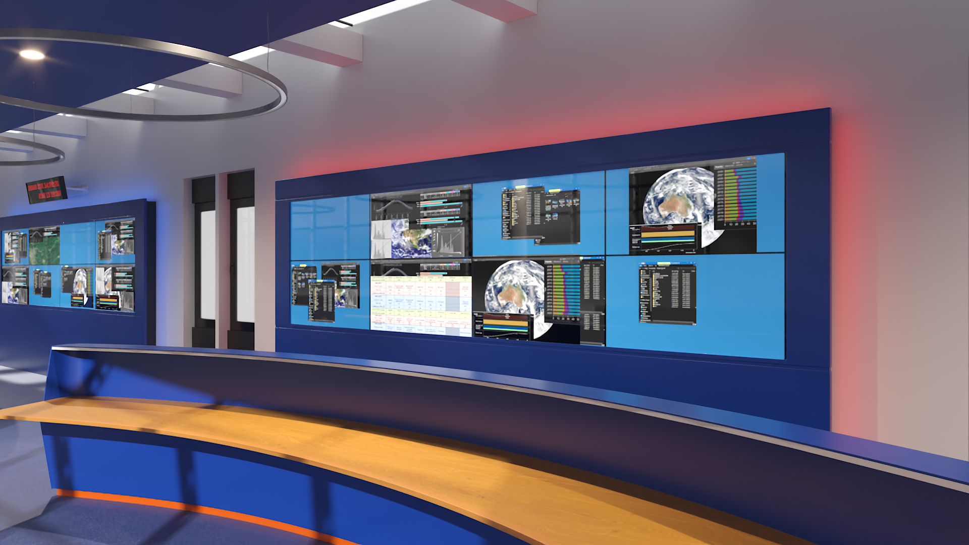 3D model Mission Control Room