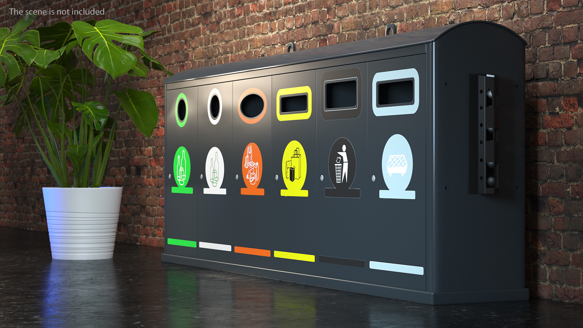 3D Garbage Containers model