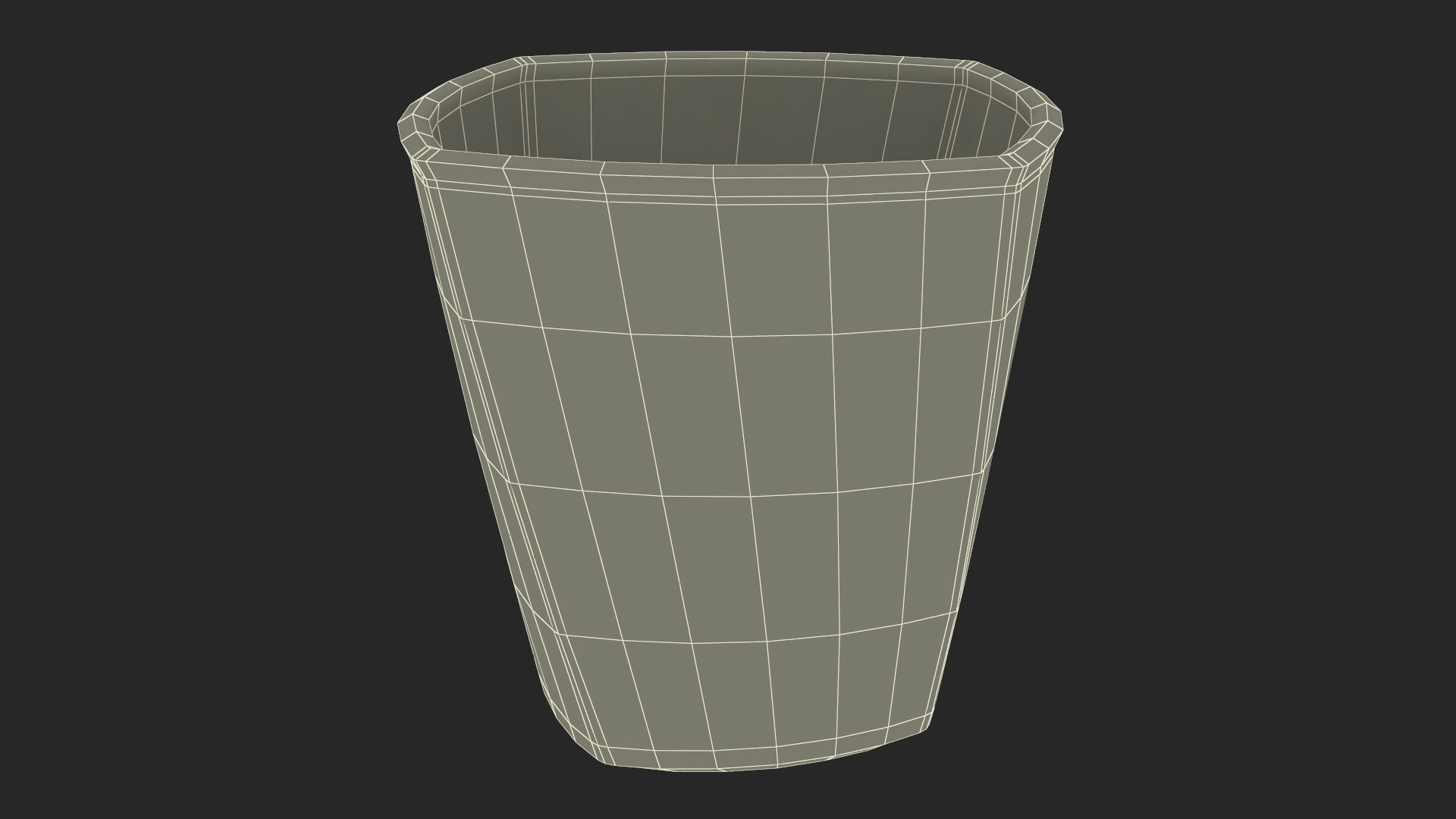 Square Twisted Rocks Glass With Whiskey 3D model