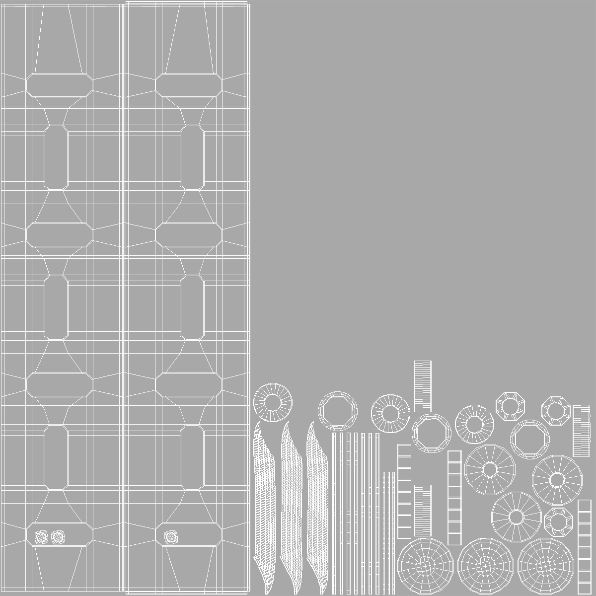 Cable Channel Fastener 3D