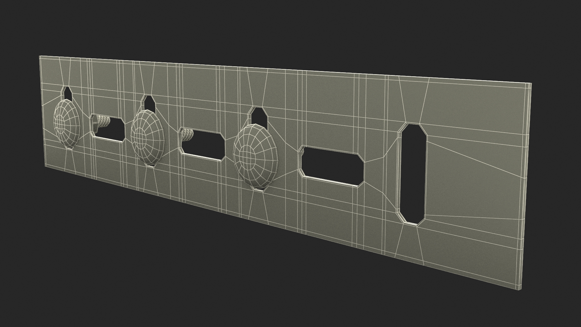 Cable Channel Fastener 3D