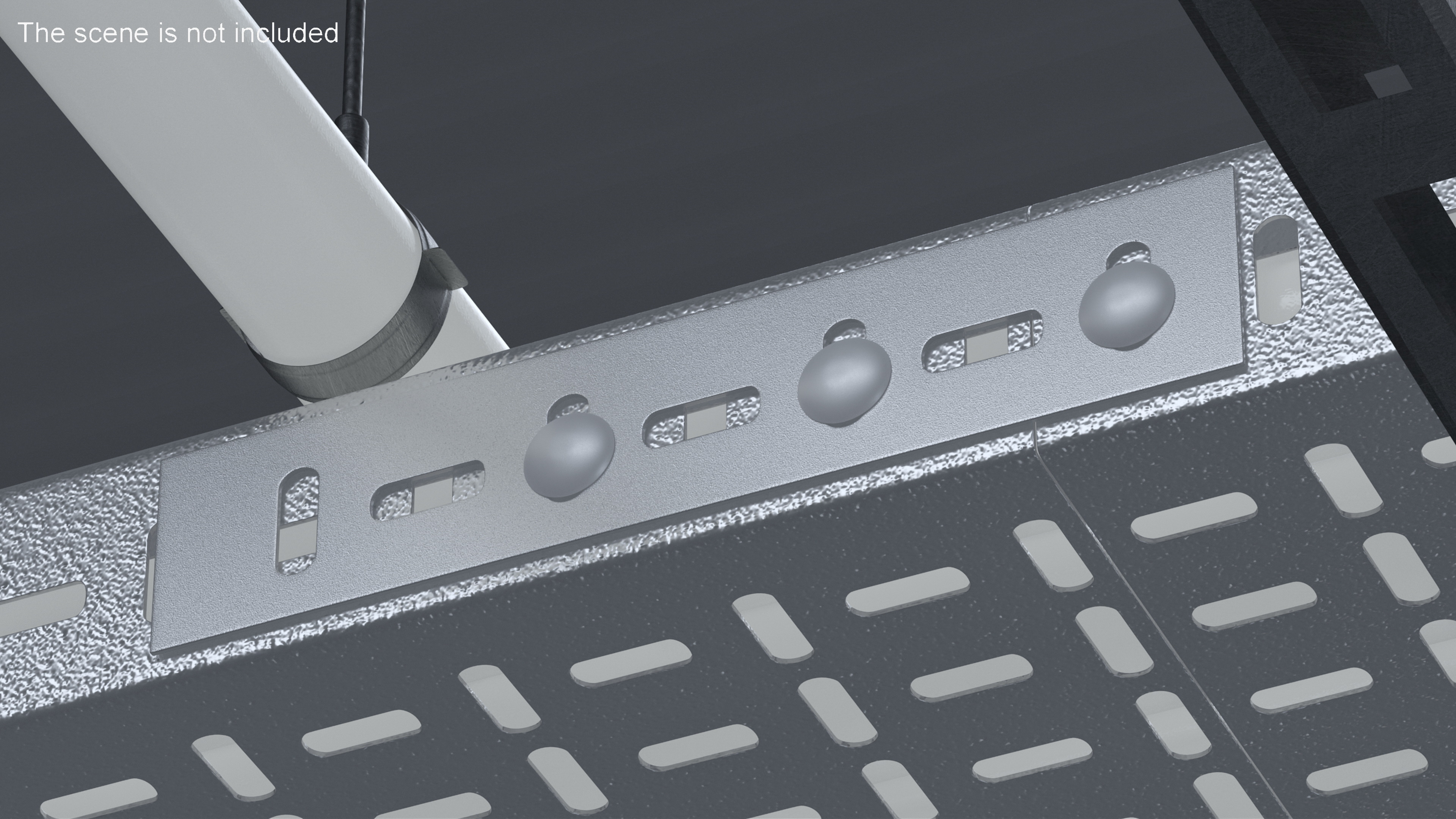 Cable Channel Fastener 3D