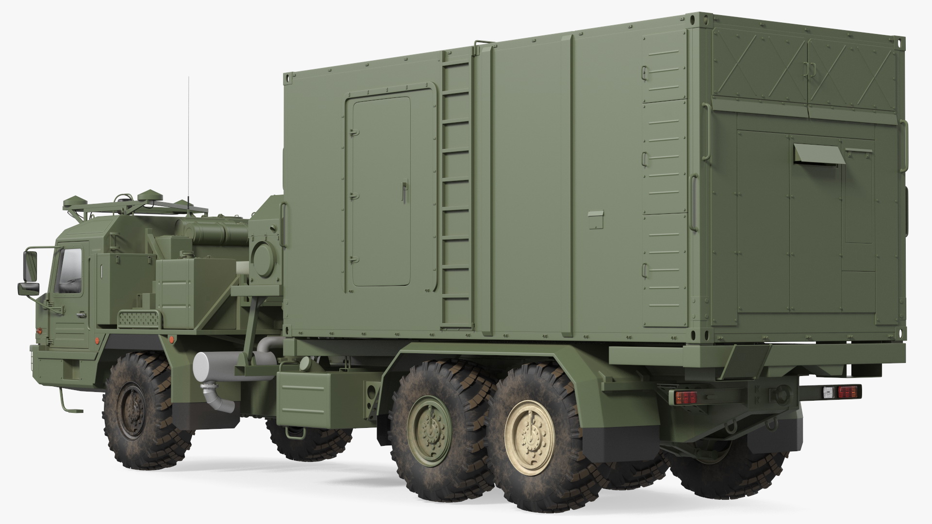 Command Vehicle 50K6 Vityaz Rigged 3D model