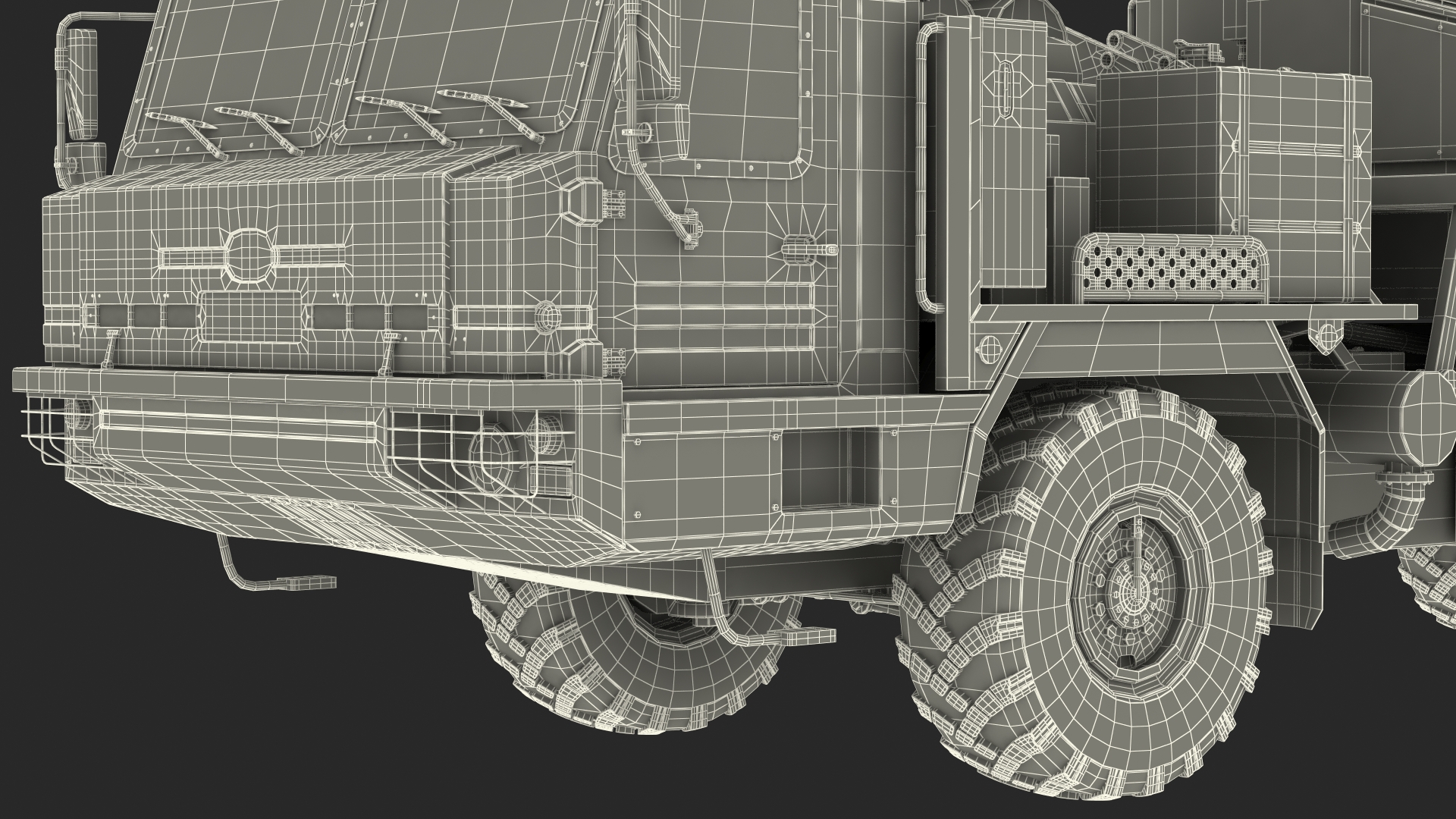 Command Vehicle 50K6 Vityaz Rigged 3D model