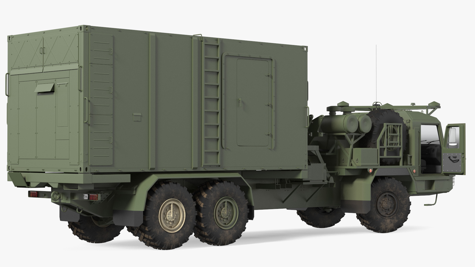 Command Vehicle 50K6 Vityaz Rigged 3D model