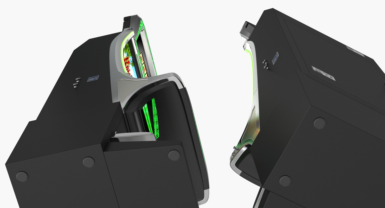 3D model Slot Machine Emerald