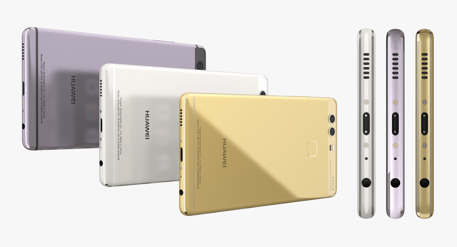 3D Huawei P9 Set model