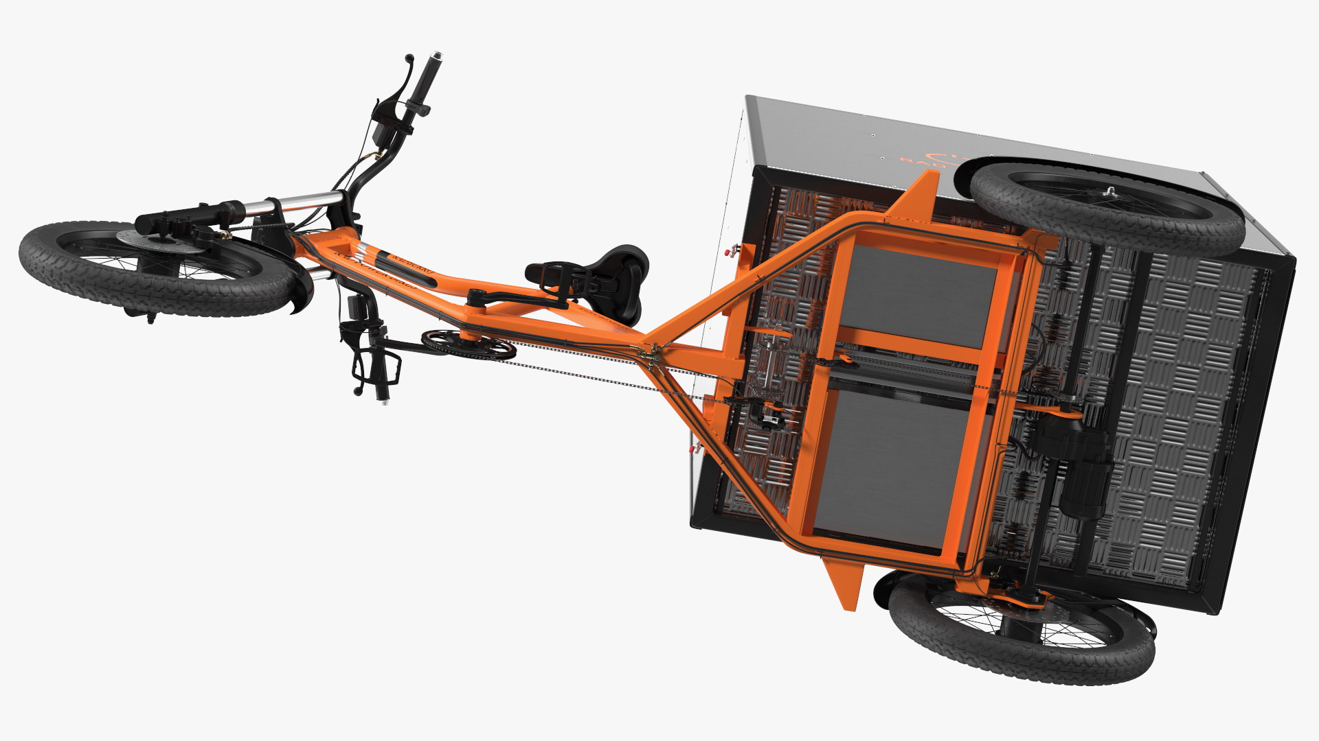 3D Rad Power Bike RadBurro with Cargo Box model