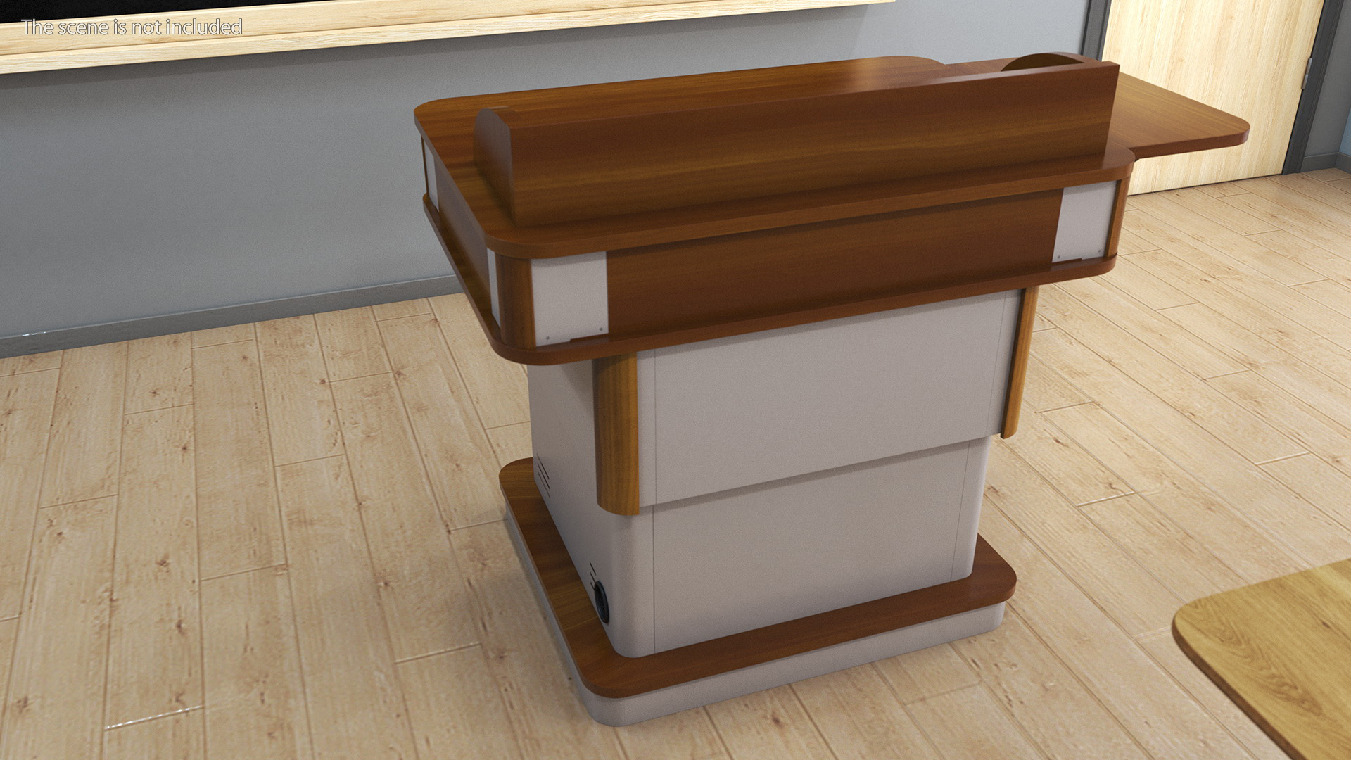 3D Multimedia Lectern model