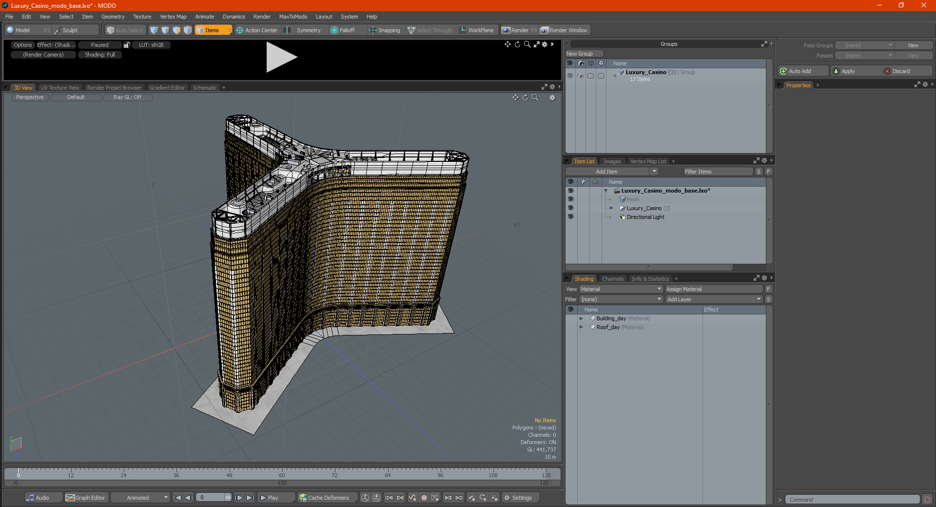 3D Luxury Casino model