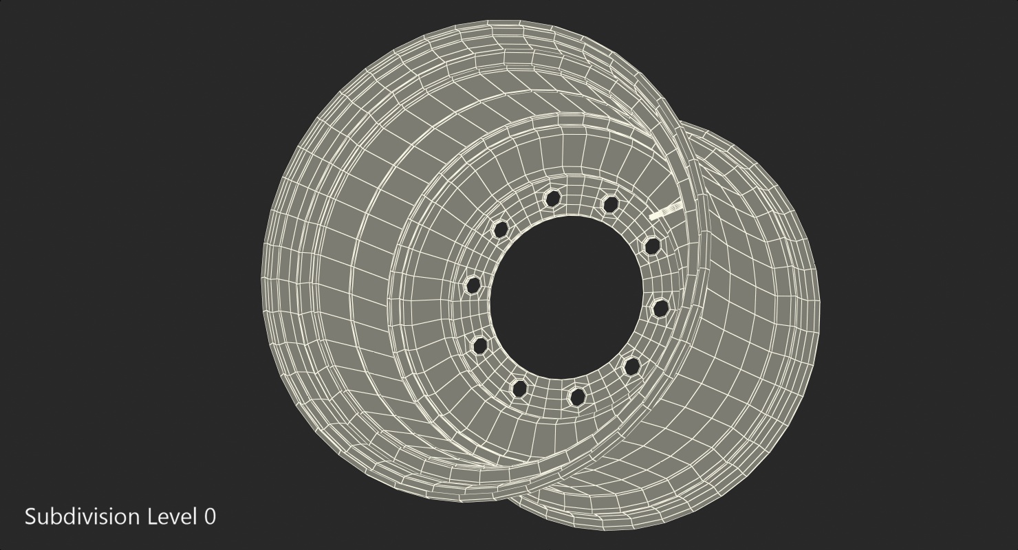 Steel Rim 3D model