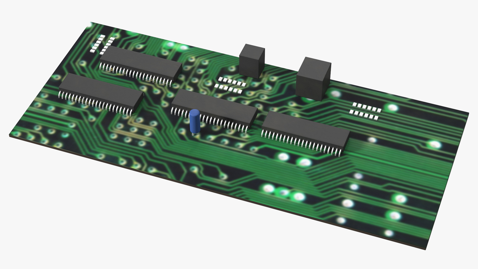 3D model Retro Circuit Board Plate