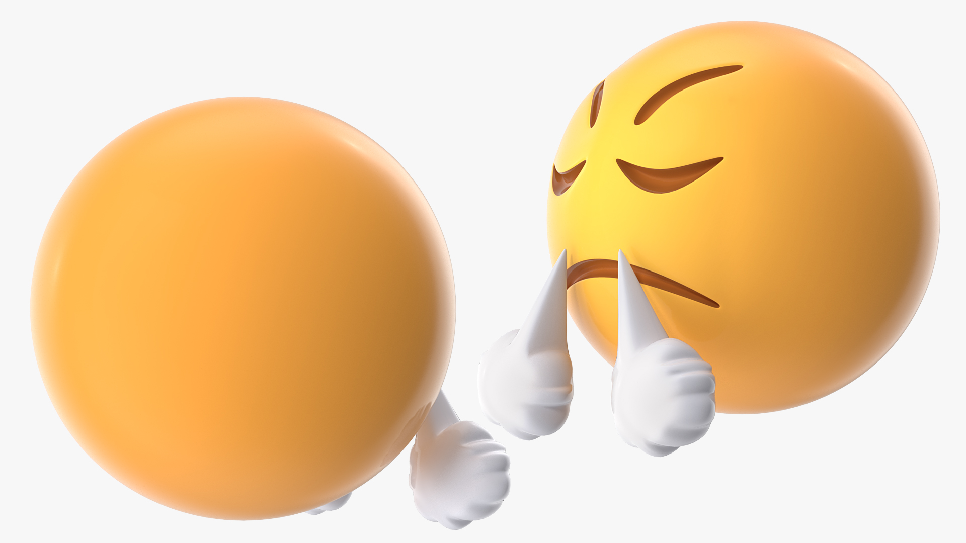 Very Mad Emoji 3D model