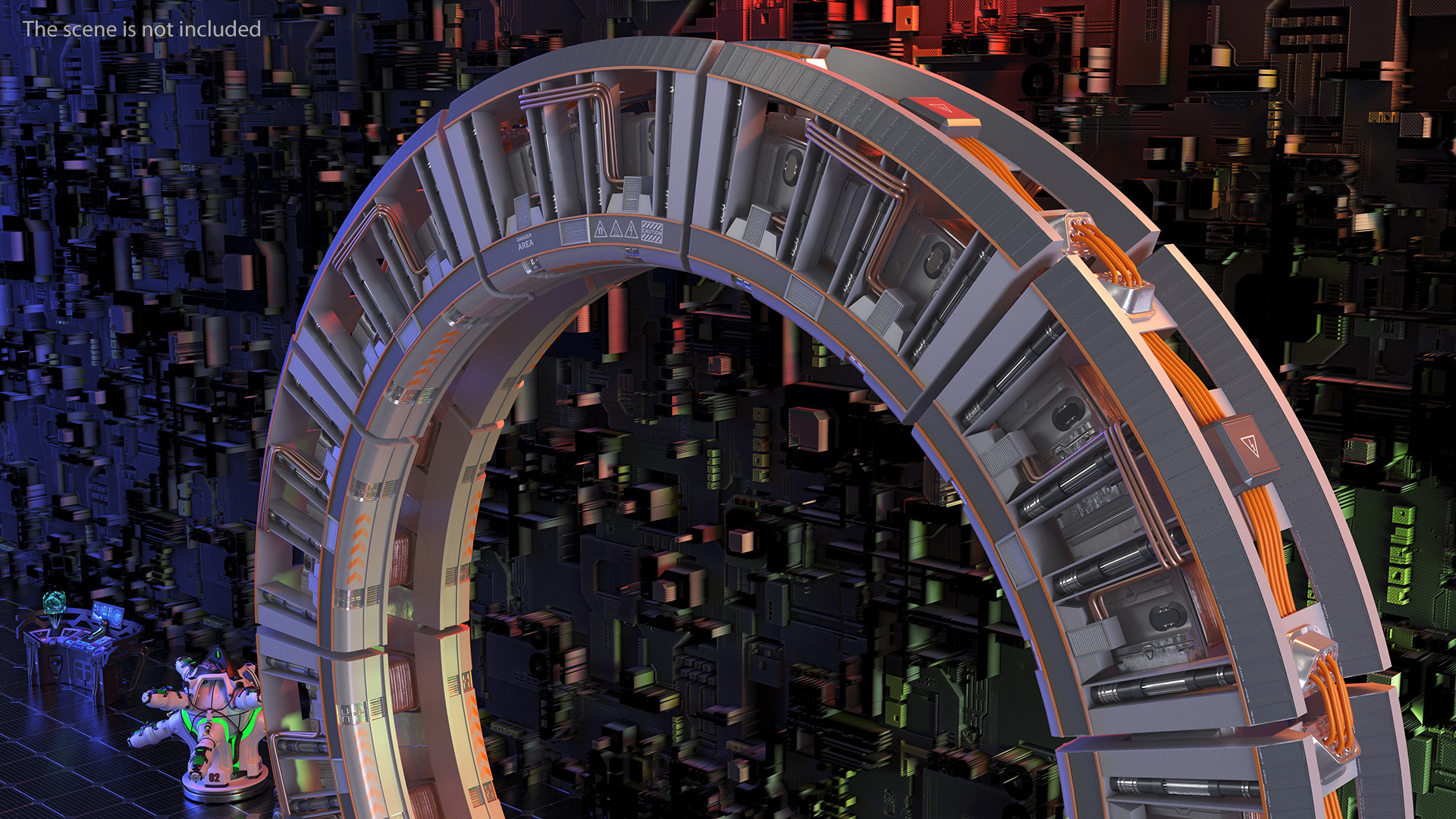 Time Gate 3D model