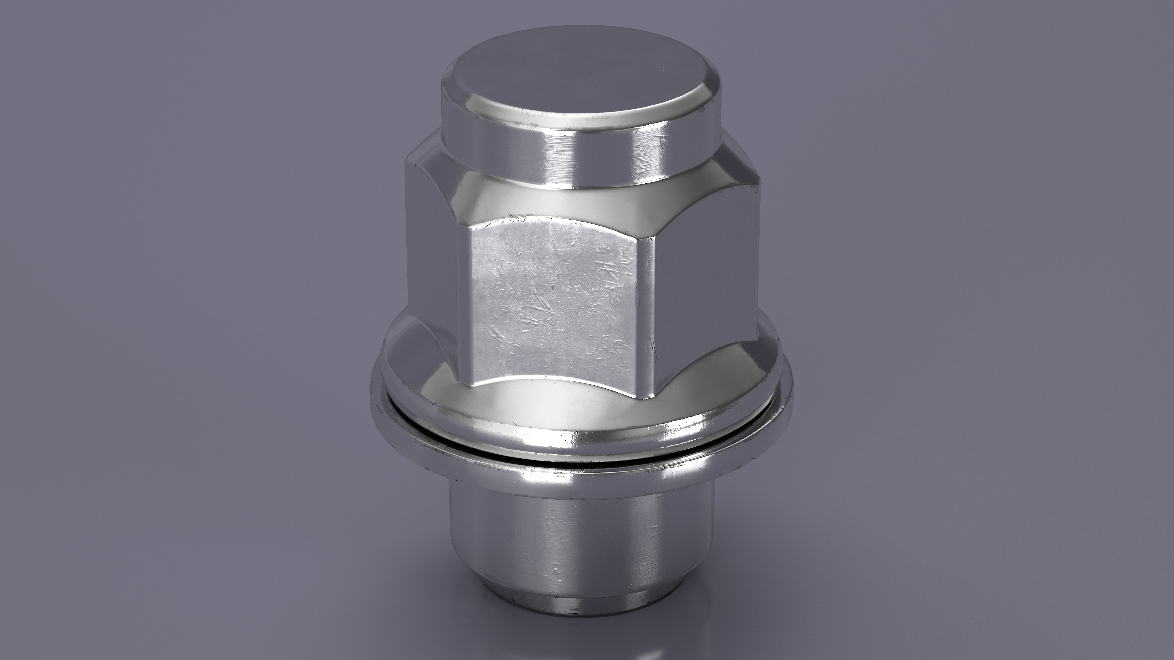 Wheel Nut 3D model