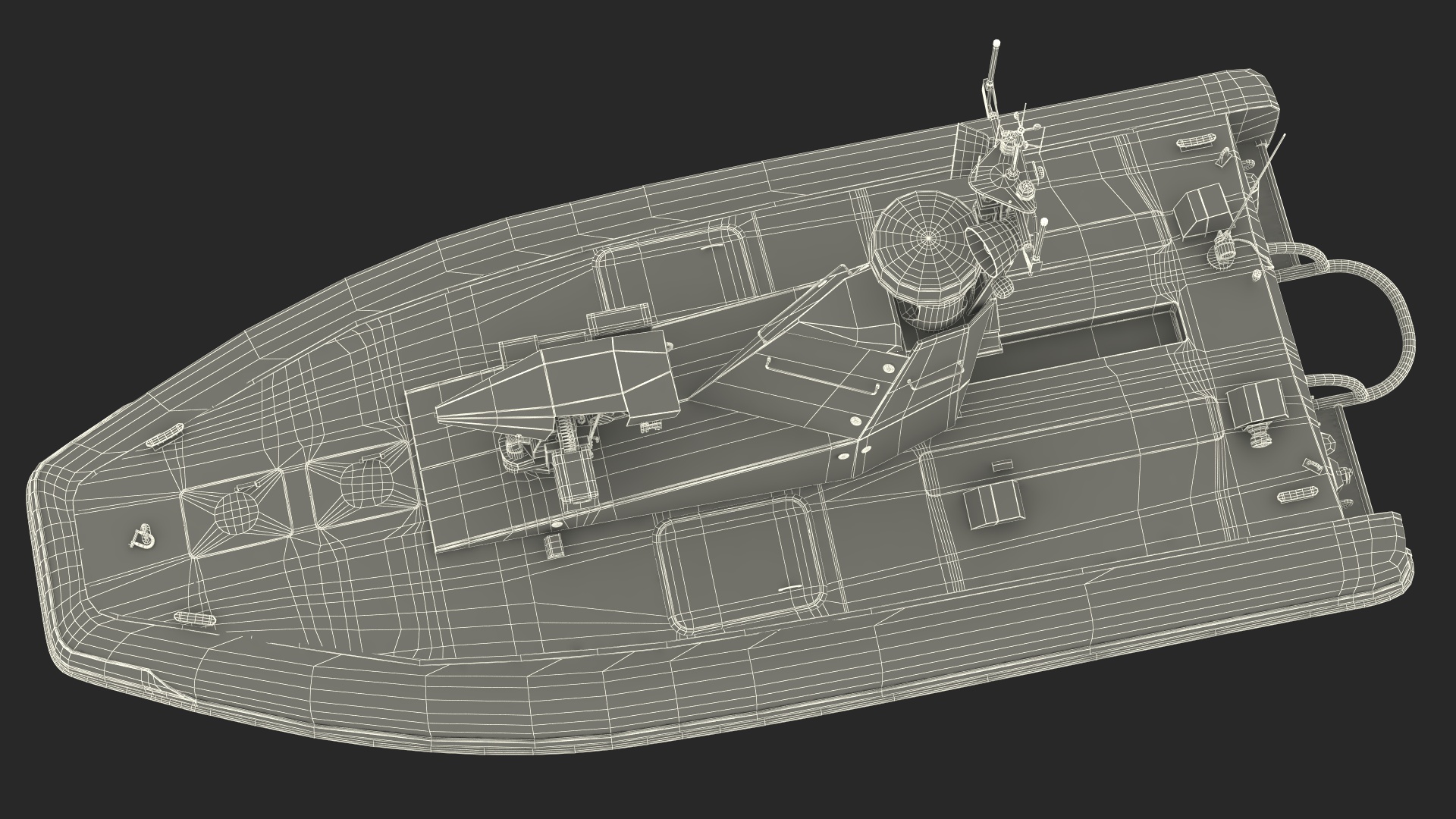 3D Remotely Piloted Patrol Boat model