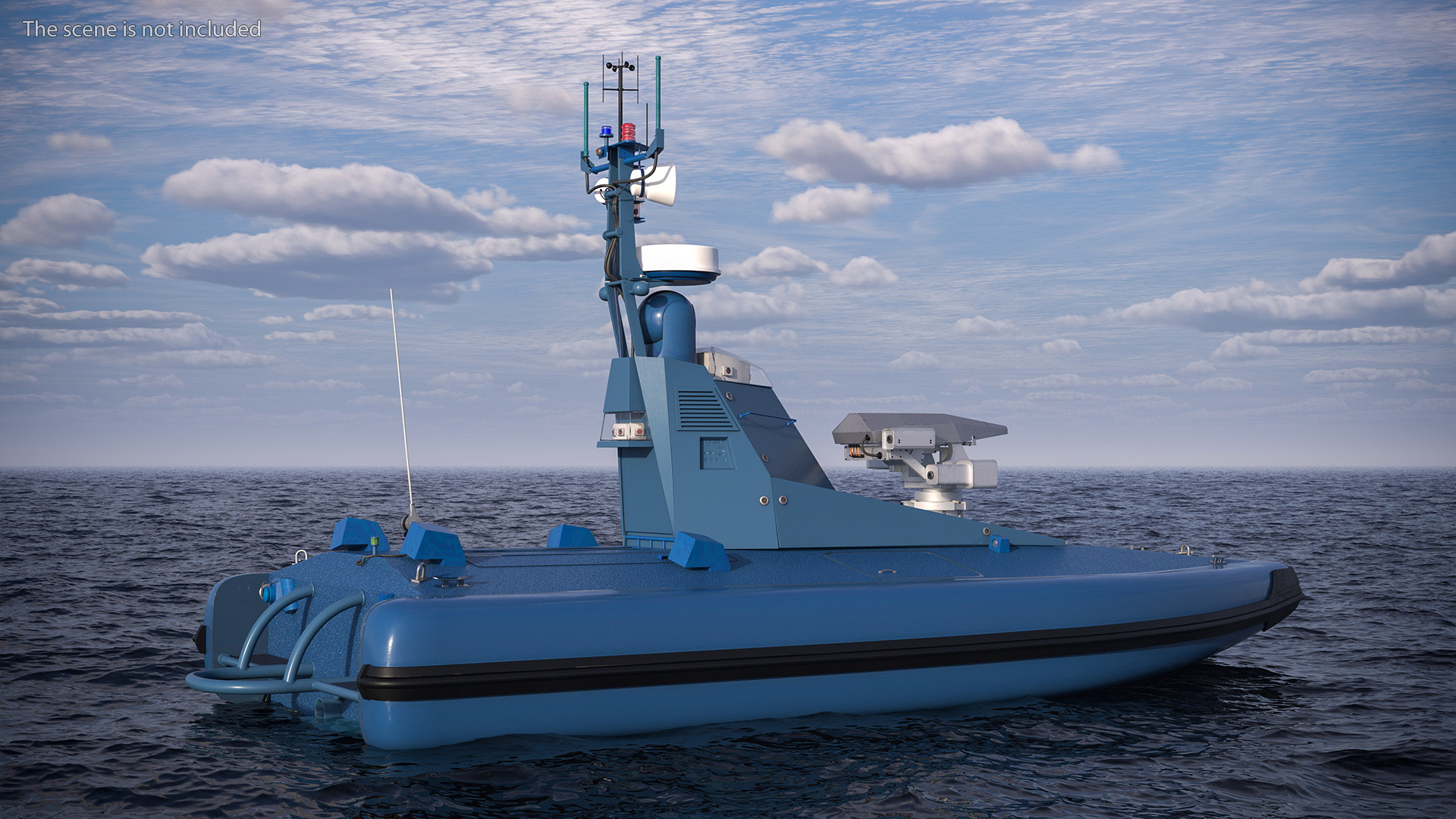 3D Remotely Piloted Patrol Boat model