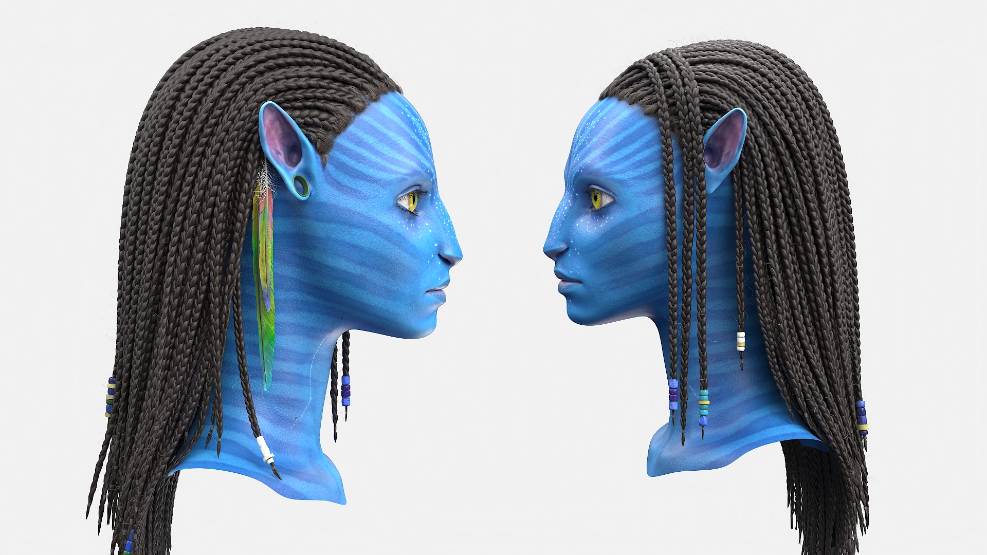 Neytiri Avatar Head 3D model