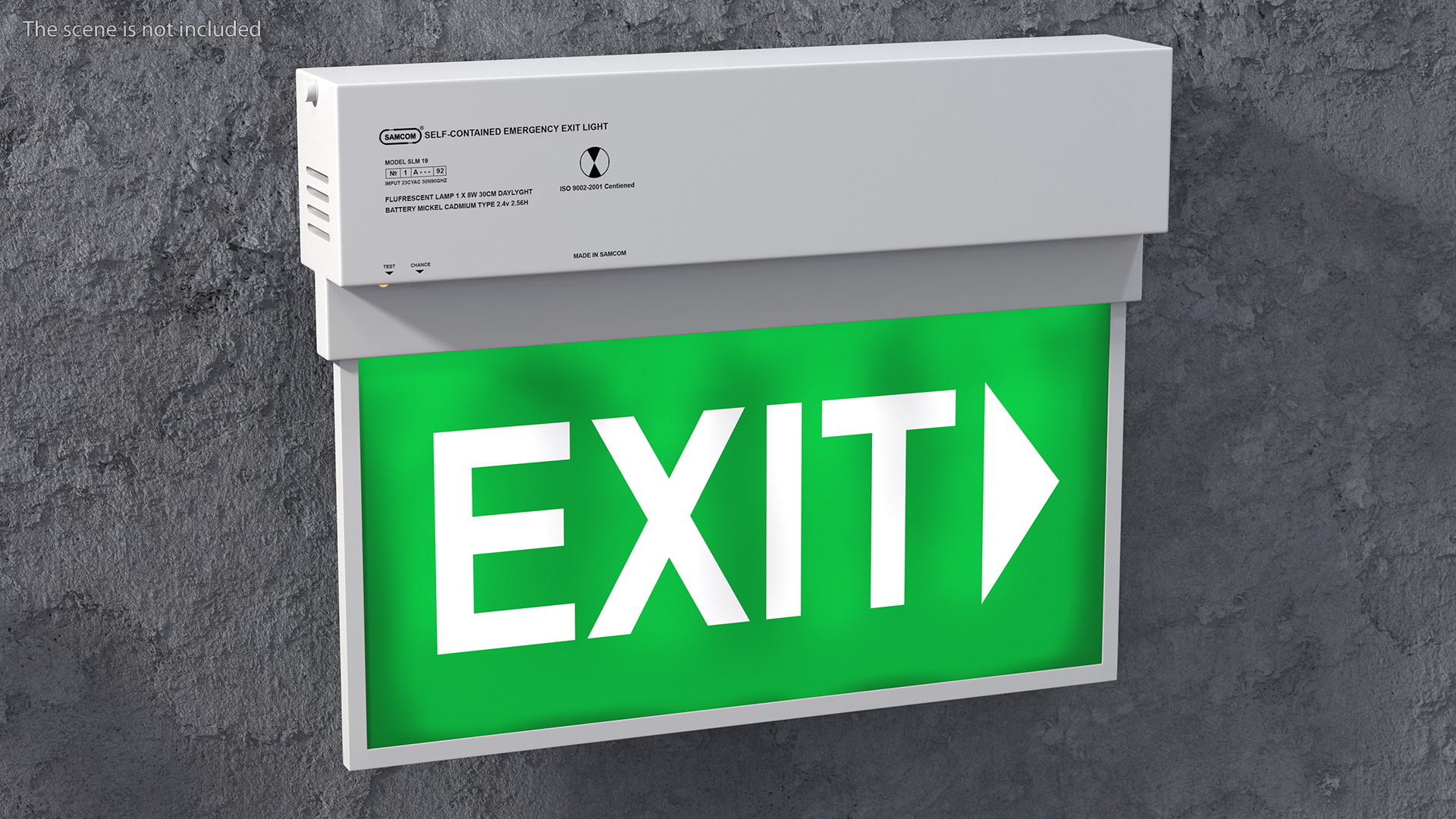 3D model Emergency Exit Light