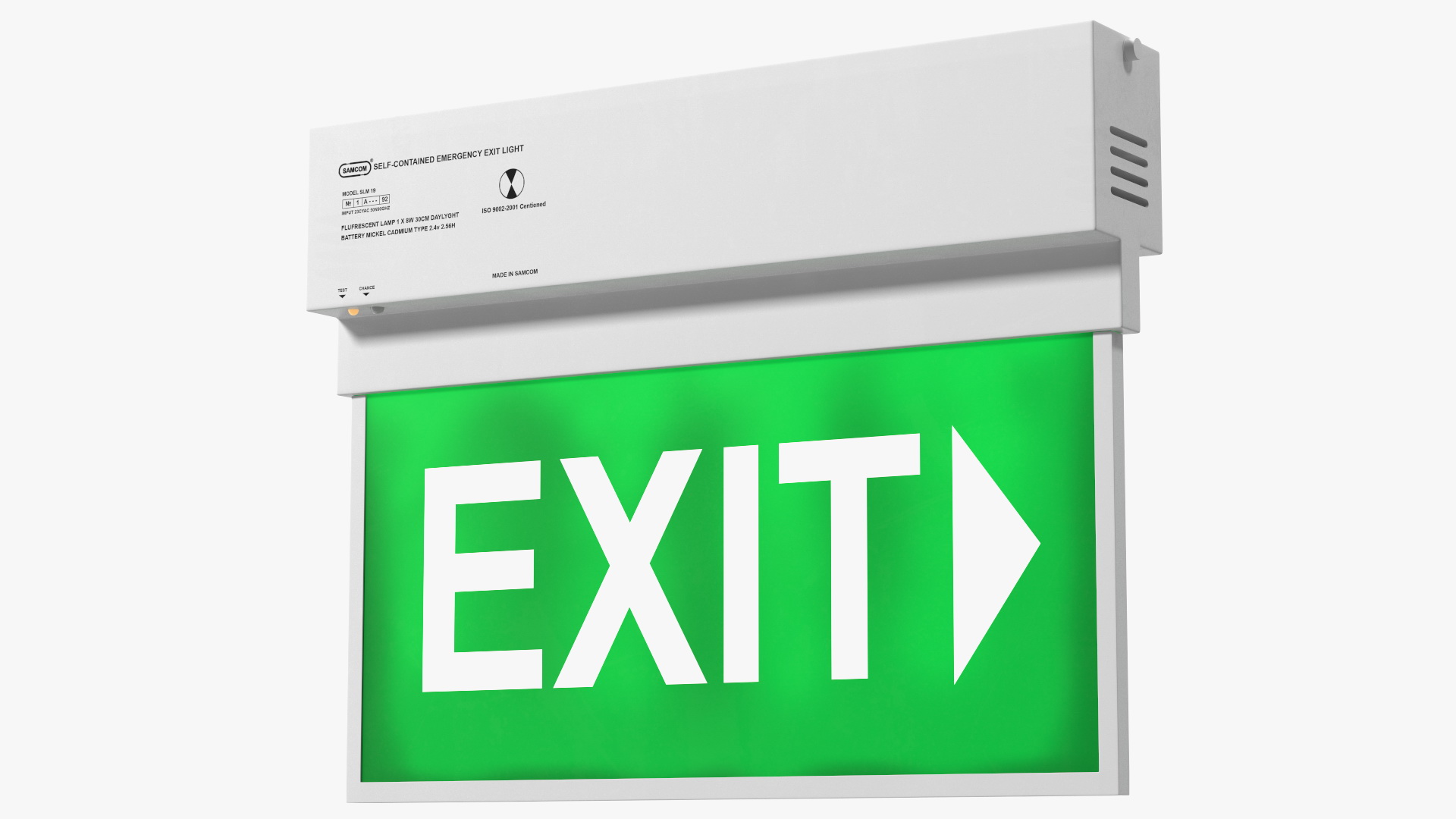 3D model Emergency Exit Light