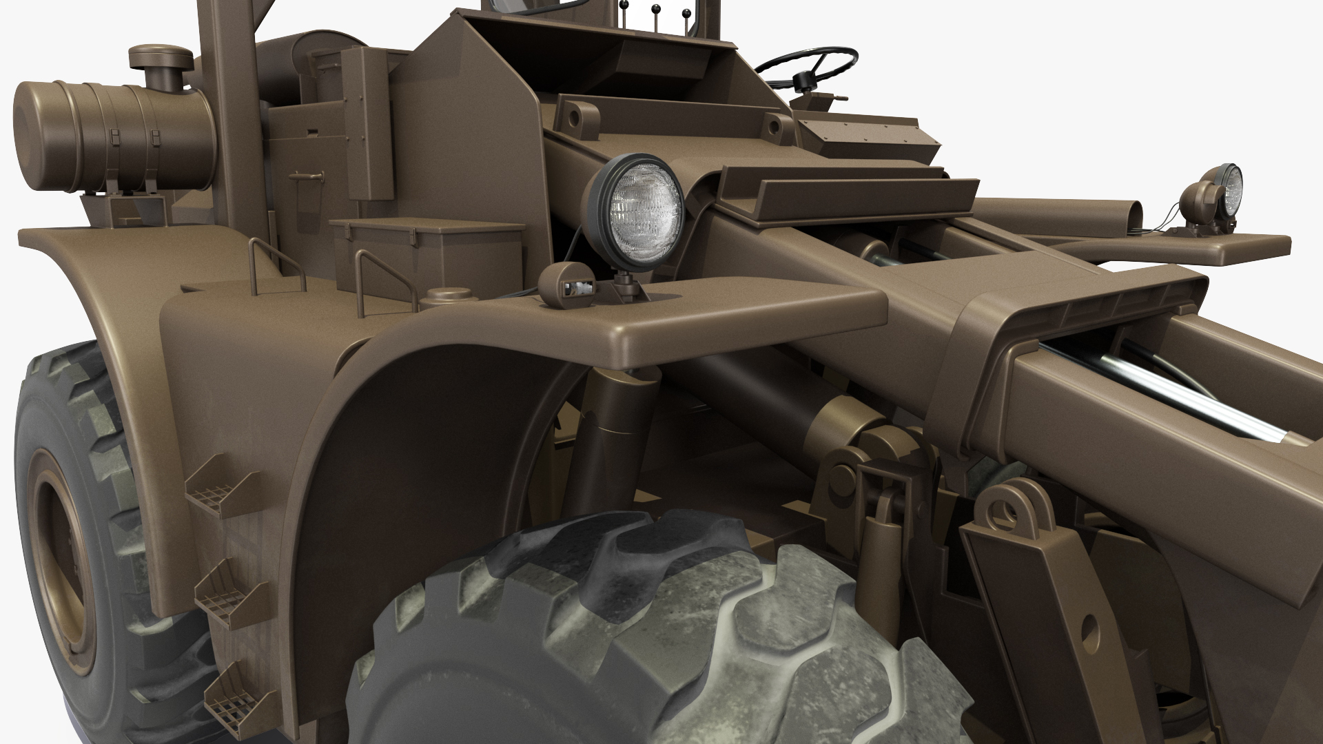 Military Forklift 3D