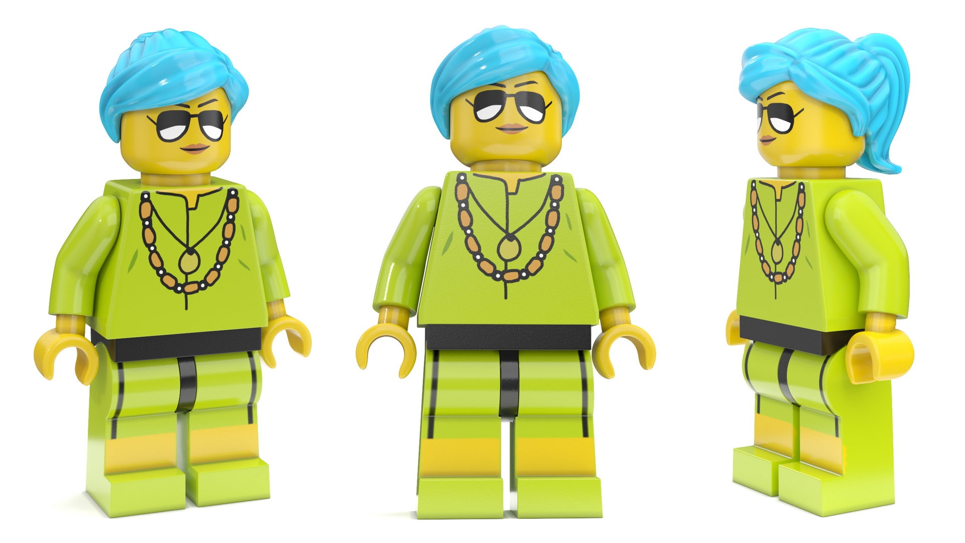 Minifigure LEGO Fashionista 3D