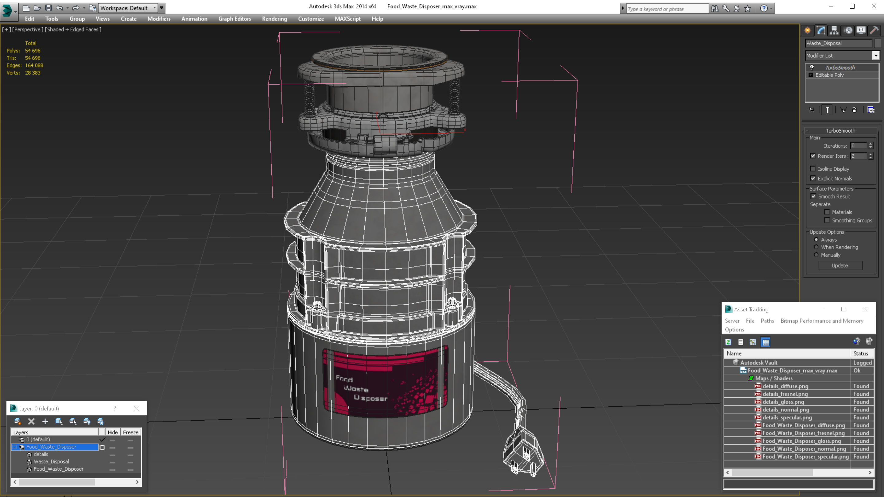 Food Waste Disposer 3D model