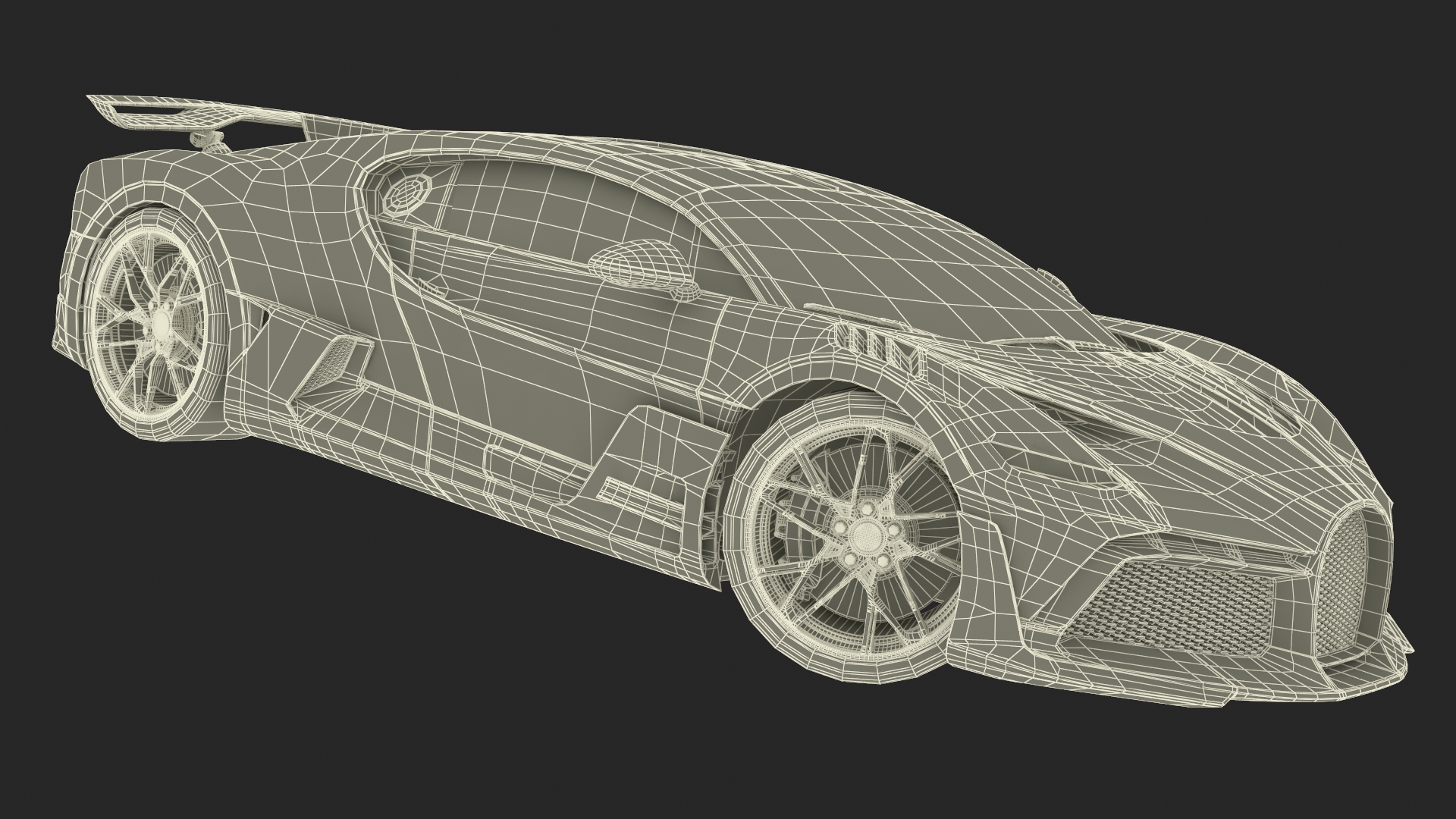 Sport Coupe Black Rigged 3D model