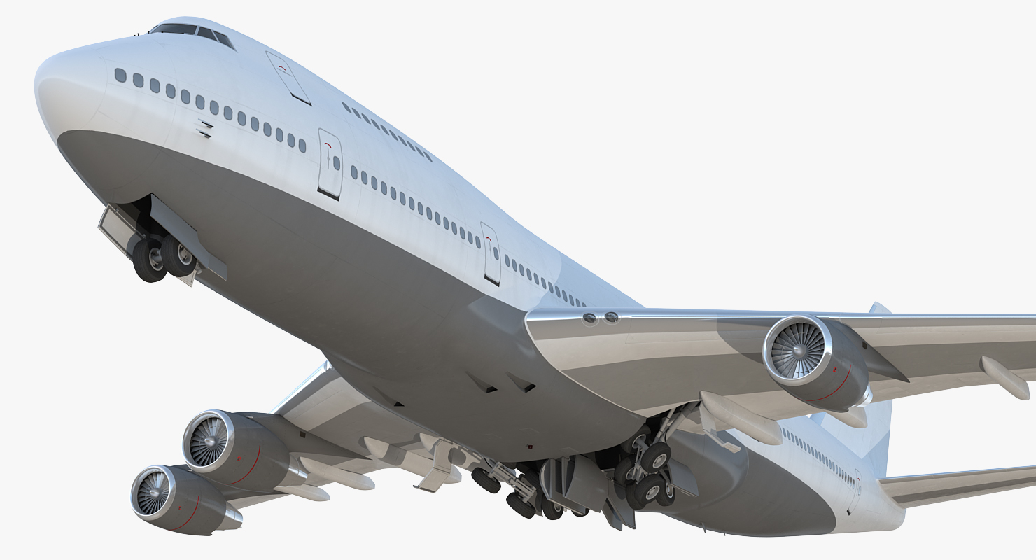 3D Boeing 747 200B Generic model