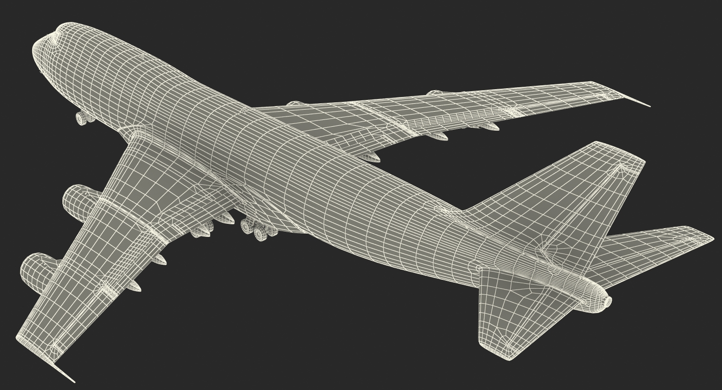 3D Boeing 747 200B Generic model