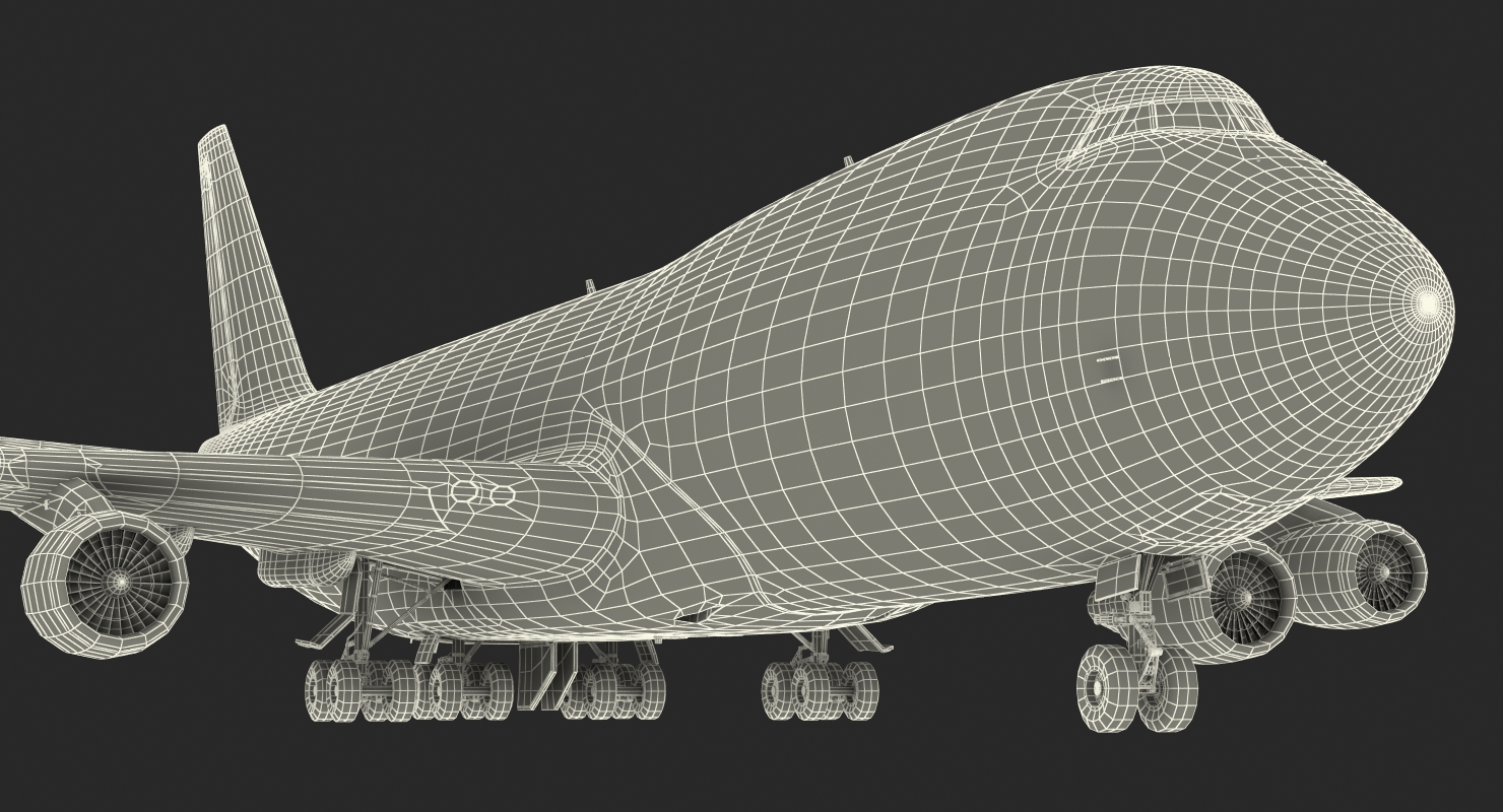 3D Boeing 747 200B Generic model