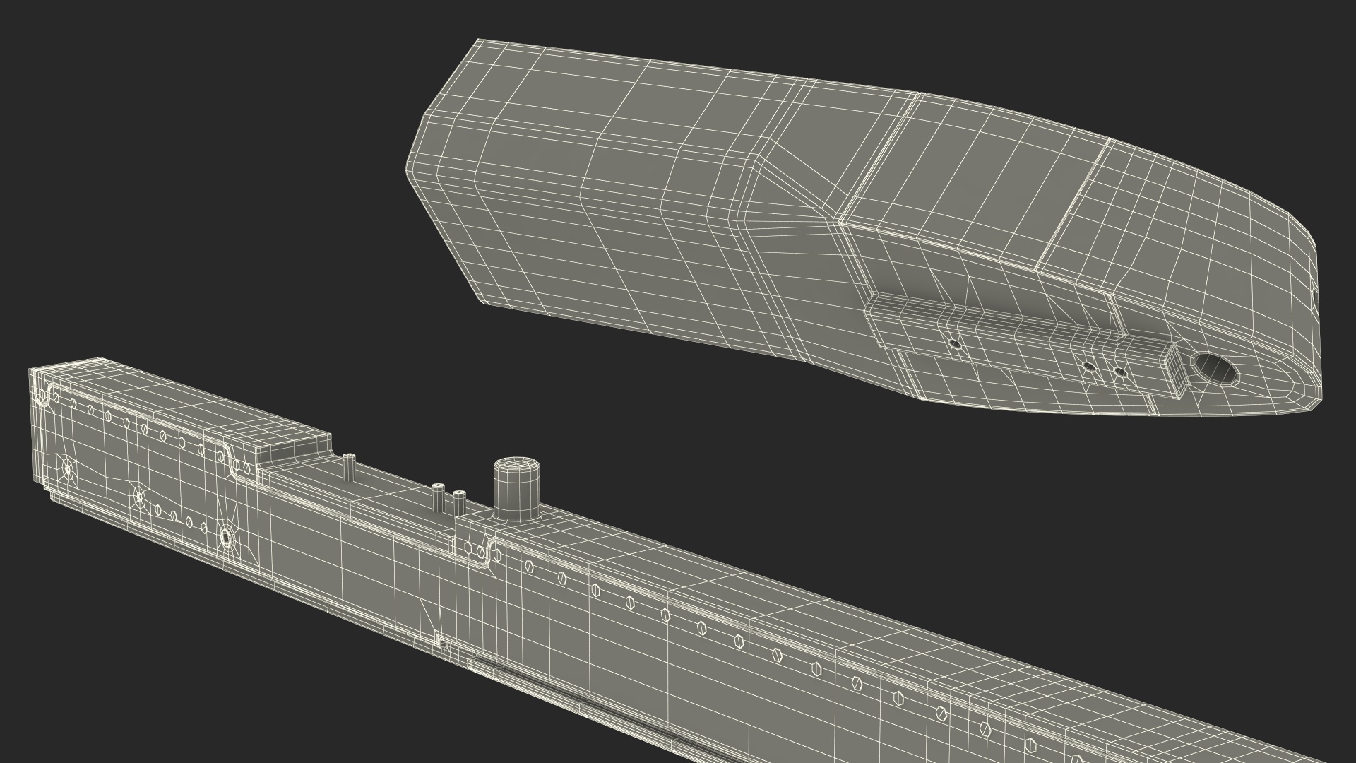 Missile Launcher with Mount 3D