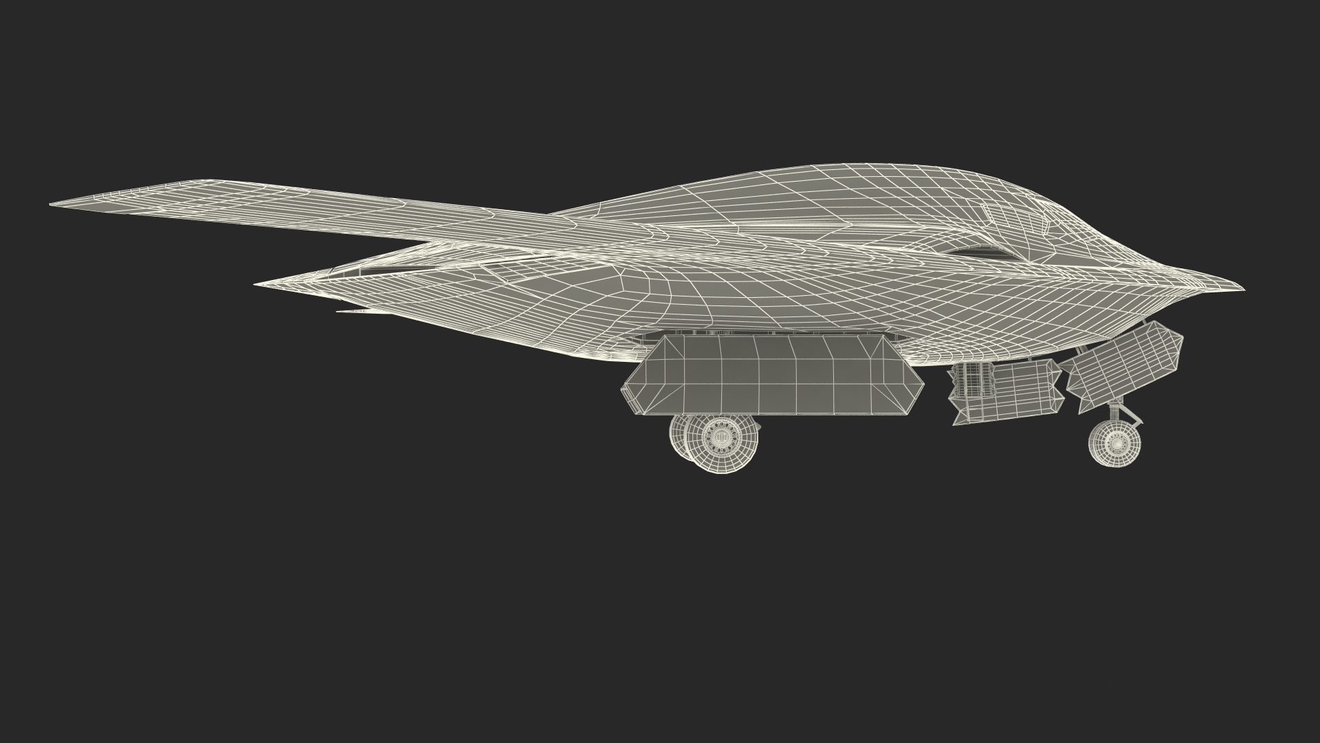 3D Long-Range Aircraft B-21 Raider