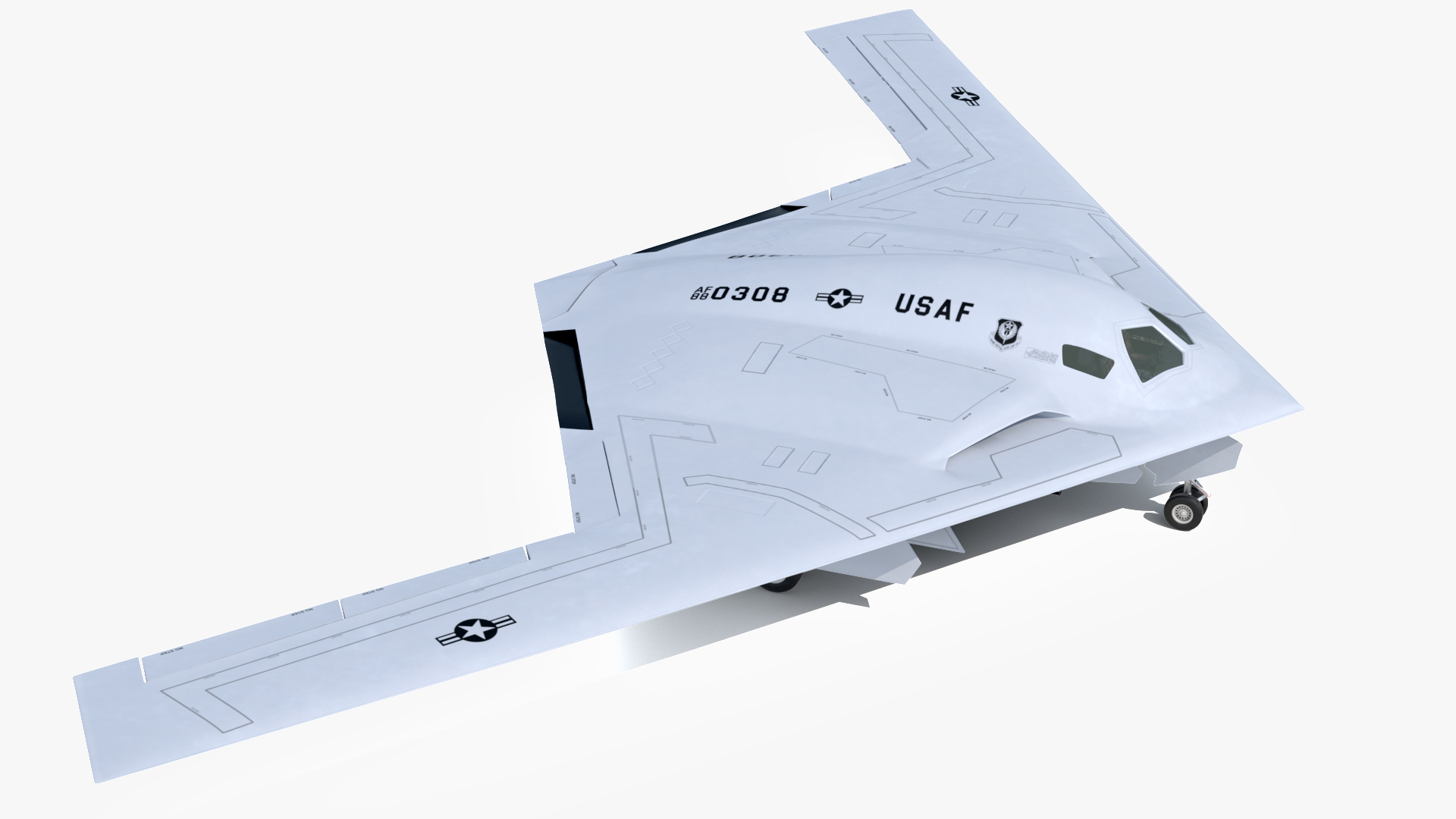 3D Long-Range Aircraft B-21 Raider