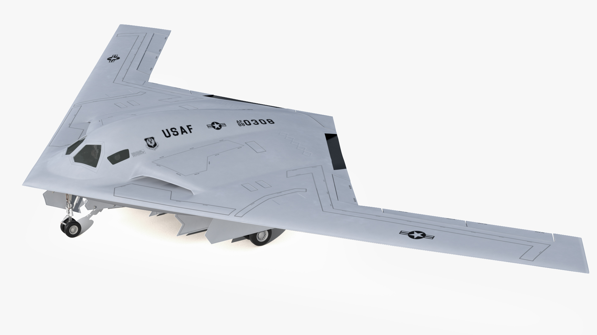 3D Long-Range Aircraft B-21 Raider