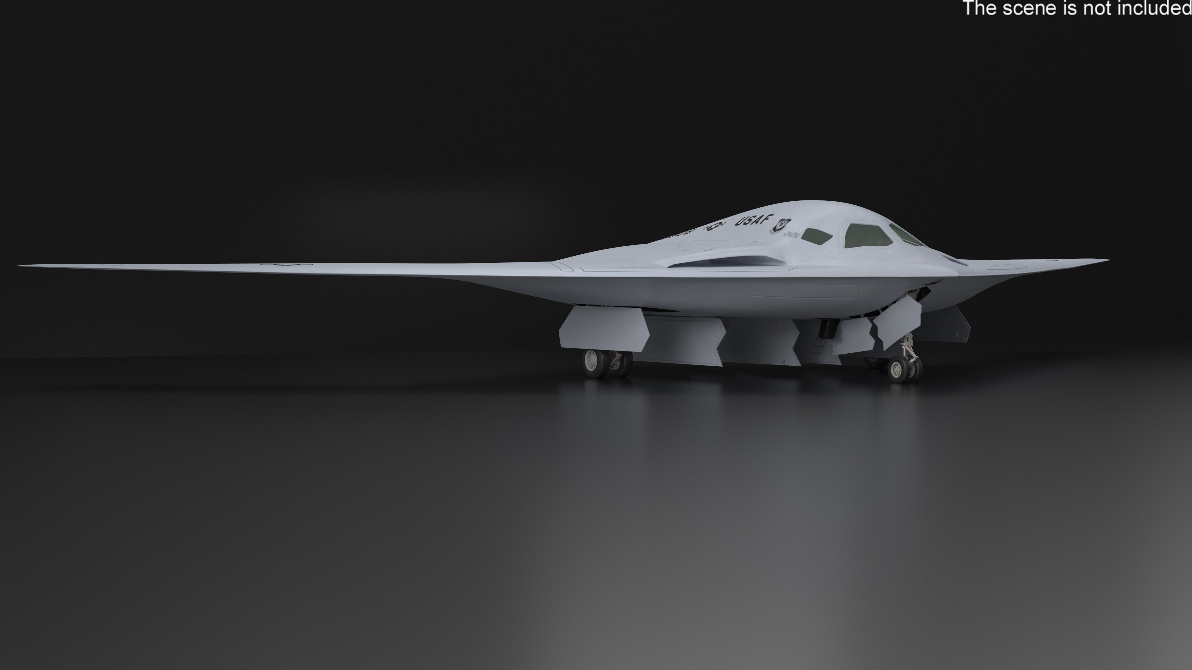 3D Long-Range Aircraft B-21 Raider