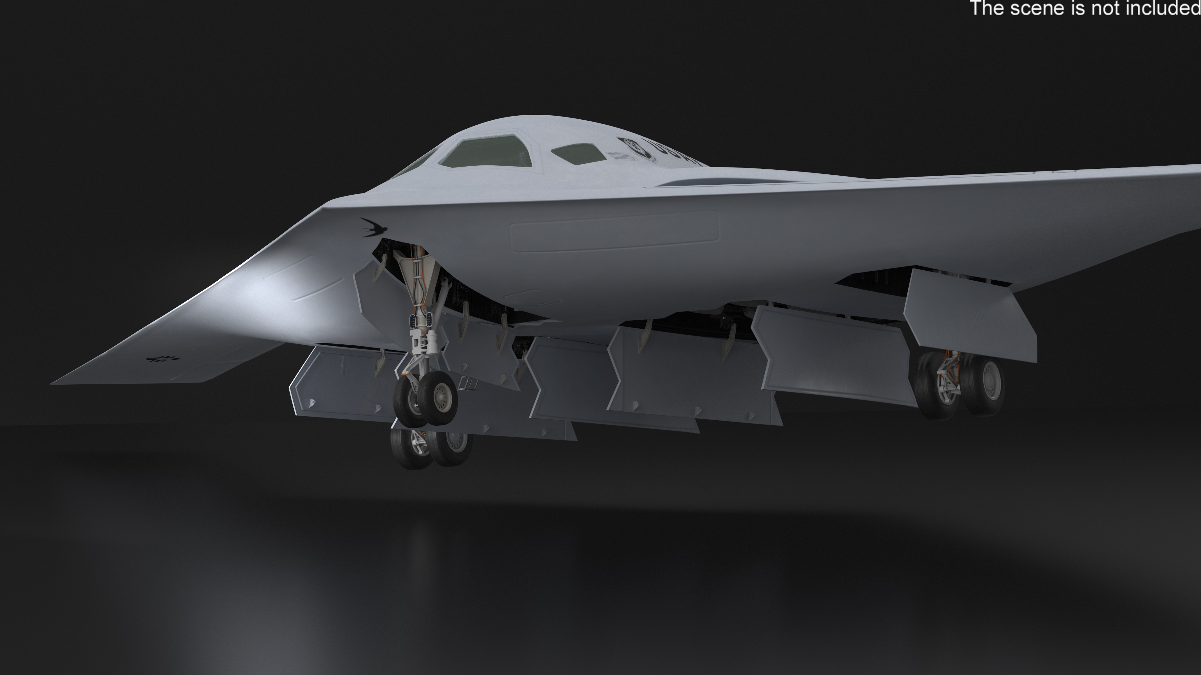 3D Long-Range Aircraft B-21 Raider