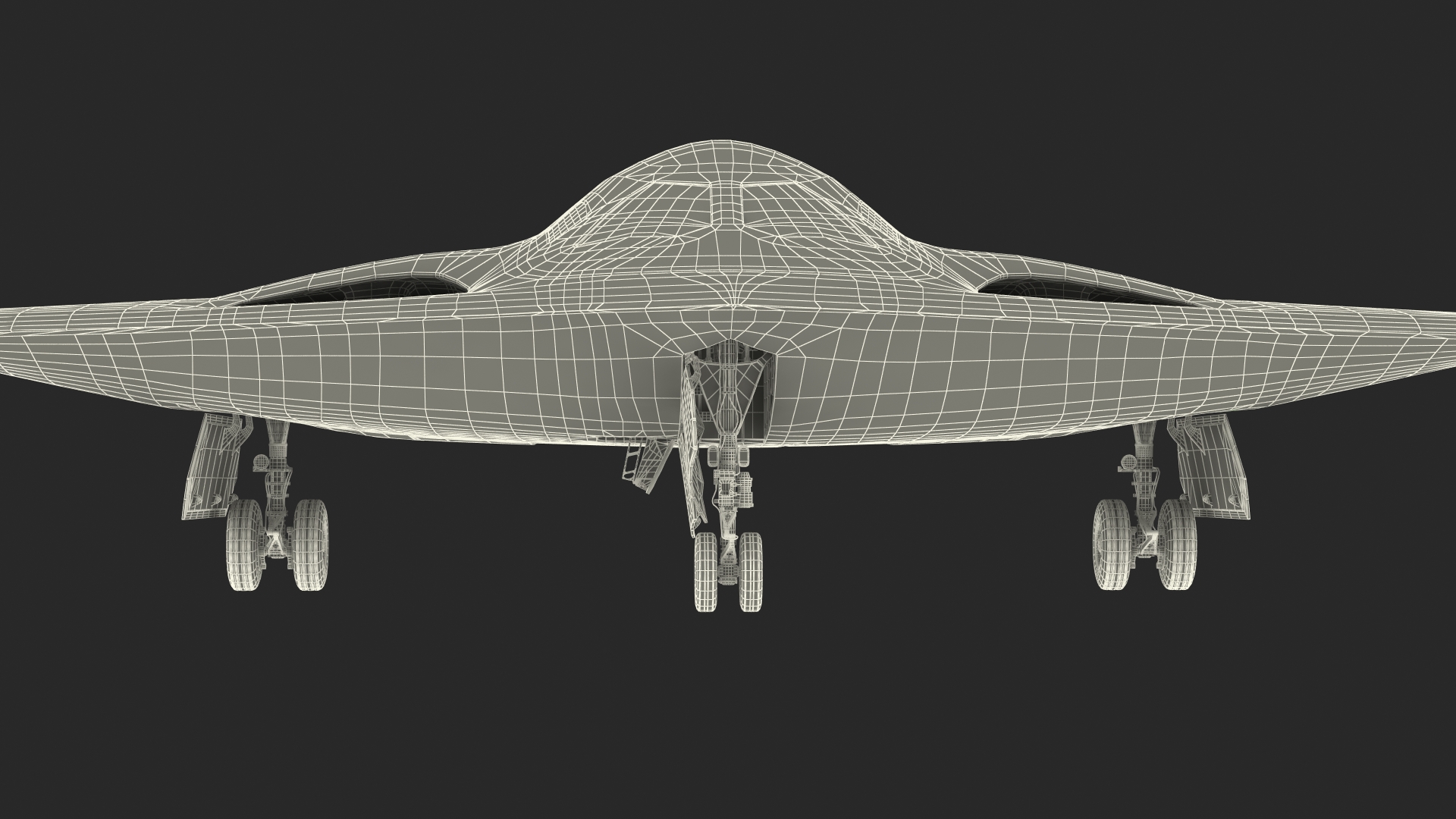 3D Long-Range Aircraft B-21 Raider