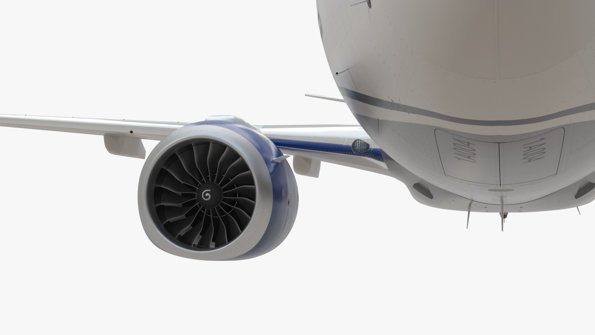 United Airlines Boeing 737 MAX 8 in Flying 3D