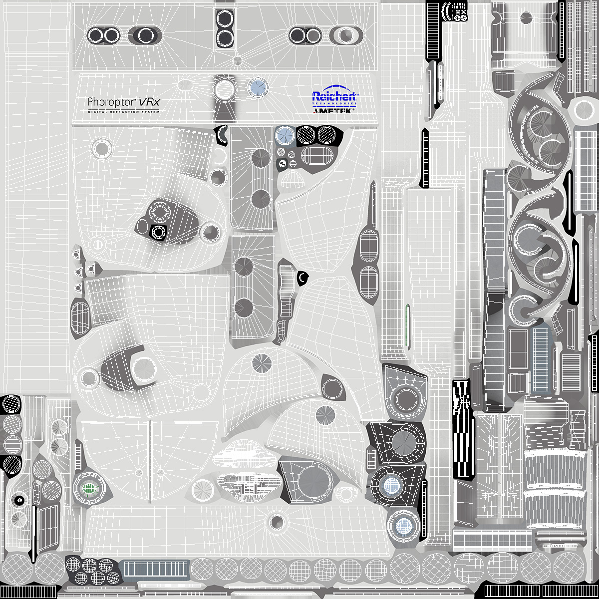 3D Reichert Automated Phoropter model