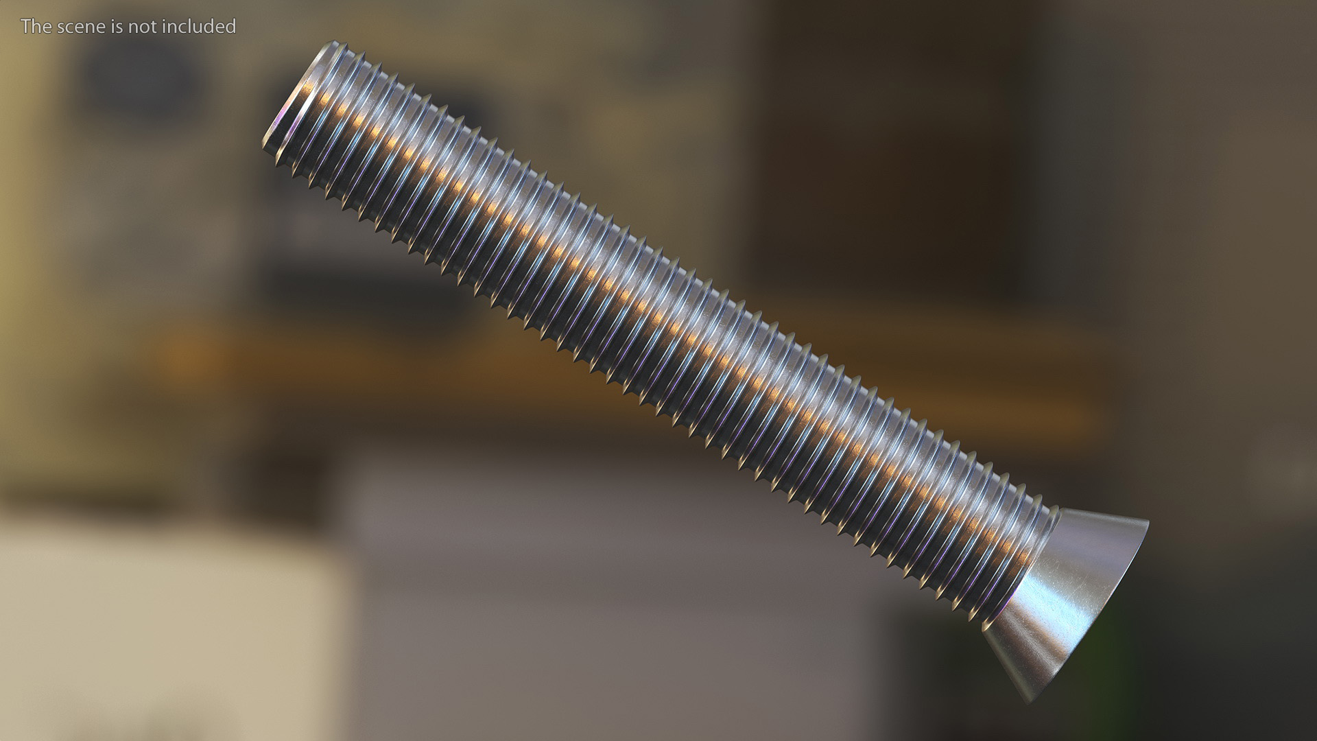 3D Machine Screw model