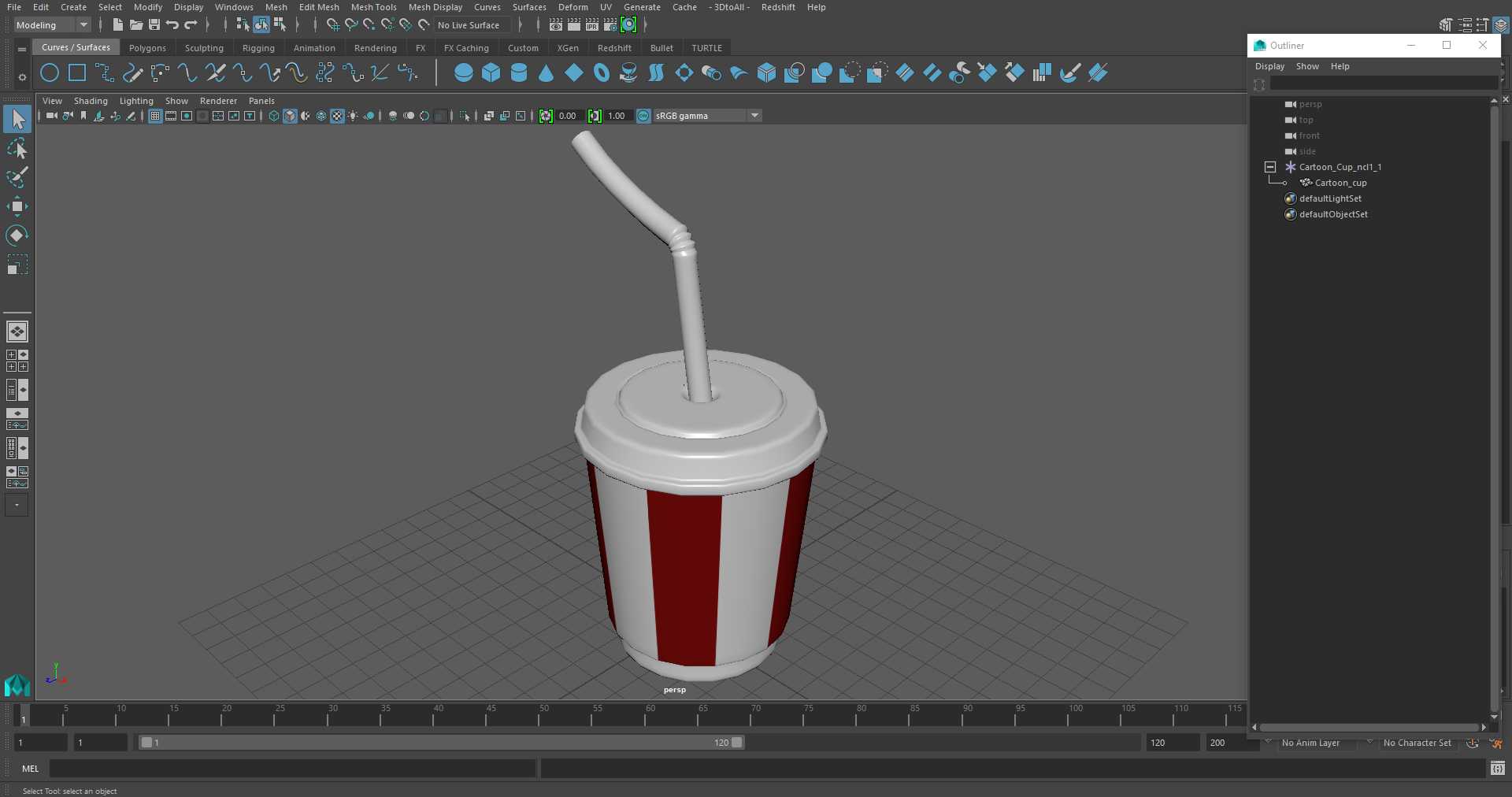 3D Cartoon Cup