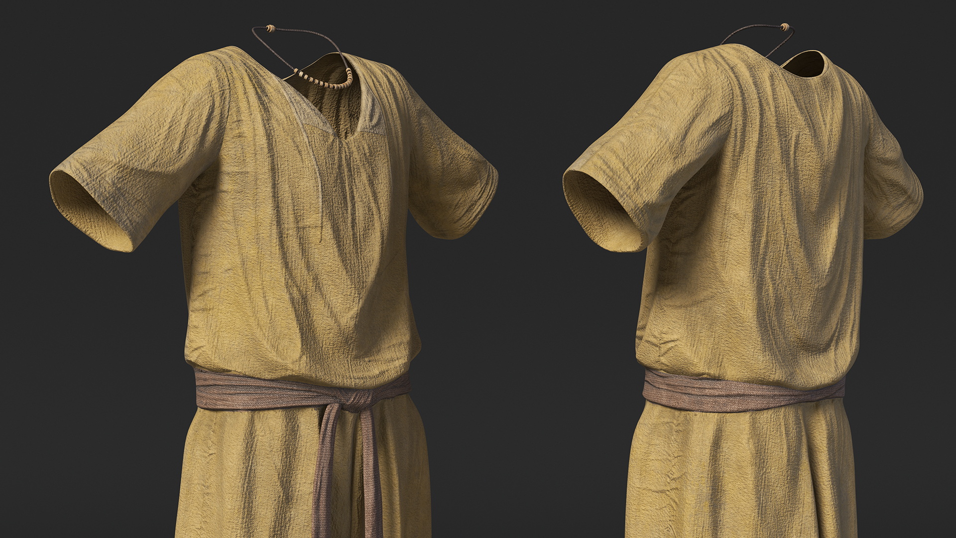 3D Ancient Priest Clothing model