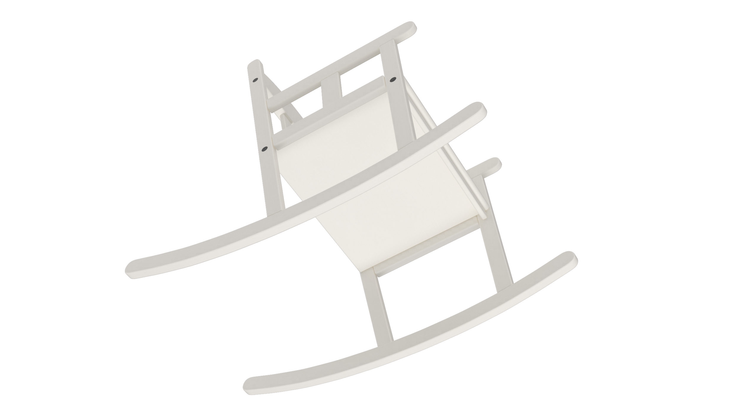 3D model Rocking Chair for Children Room IKEA SUNDVIK White