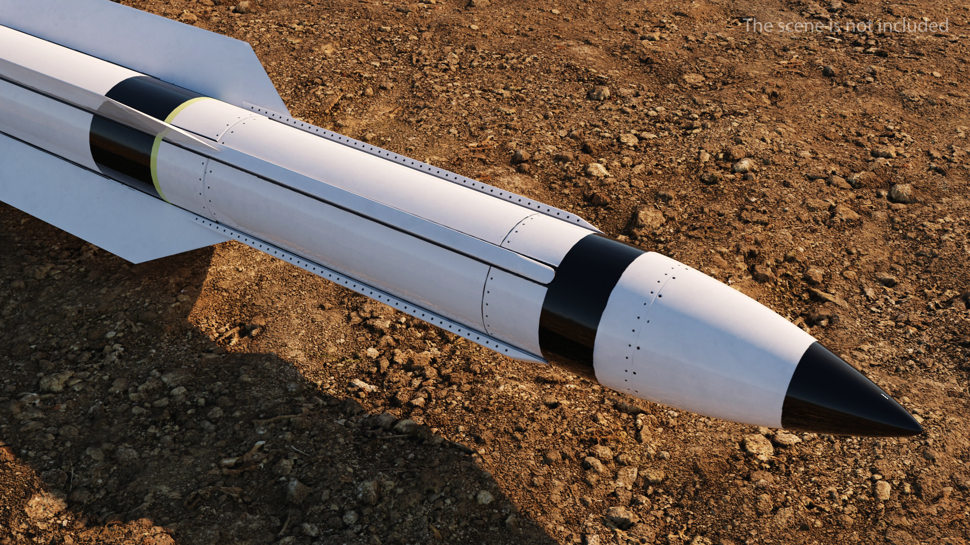 3D Standard Missile 6 model