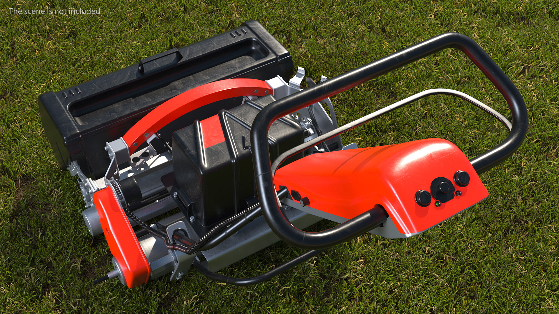 3D model Professional Walk Behind Reel Mower